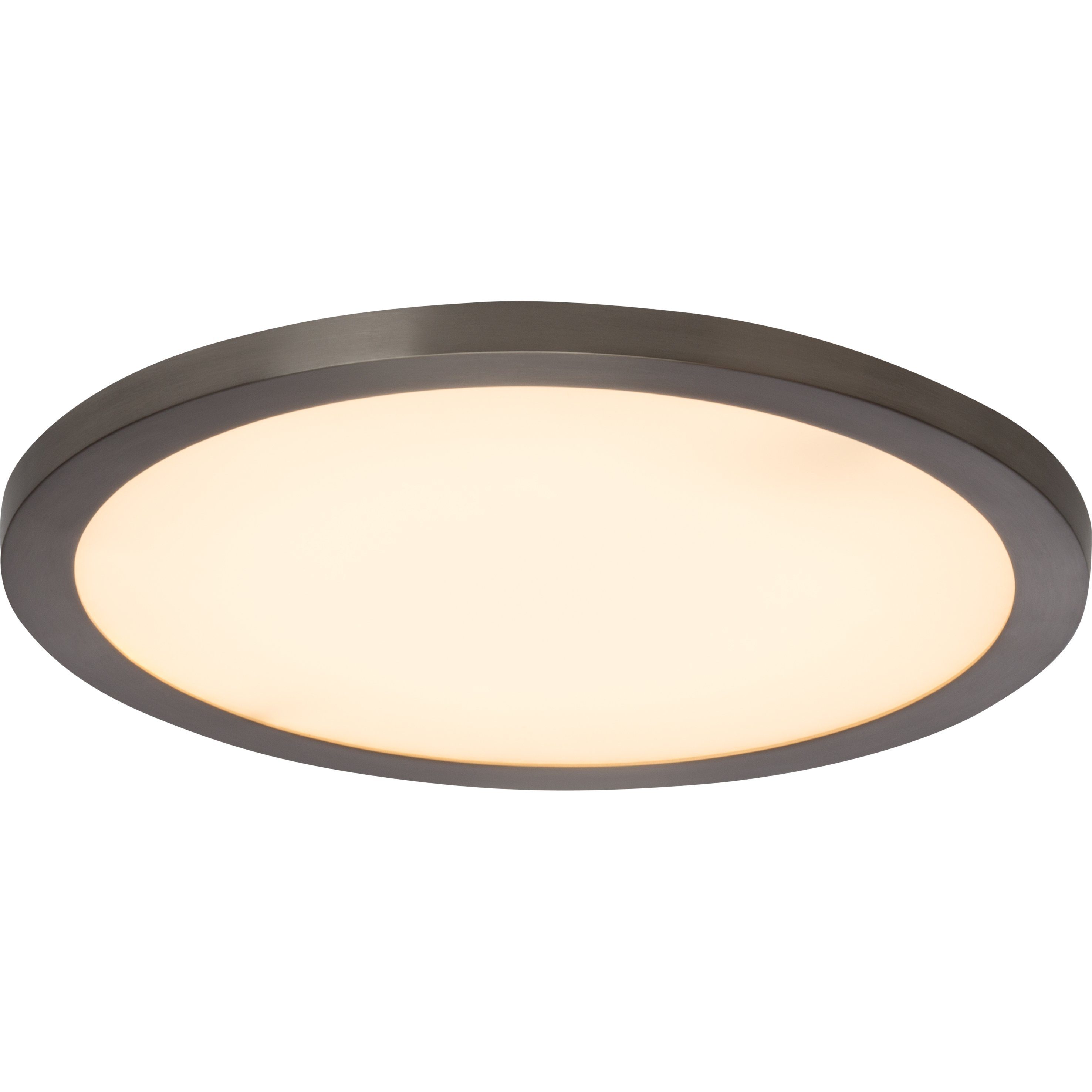brilliant leuchten smooth led deckenaufbau paneel 40cm eisen fernbedienung eisen