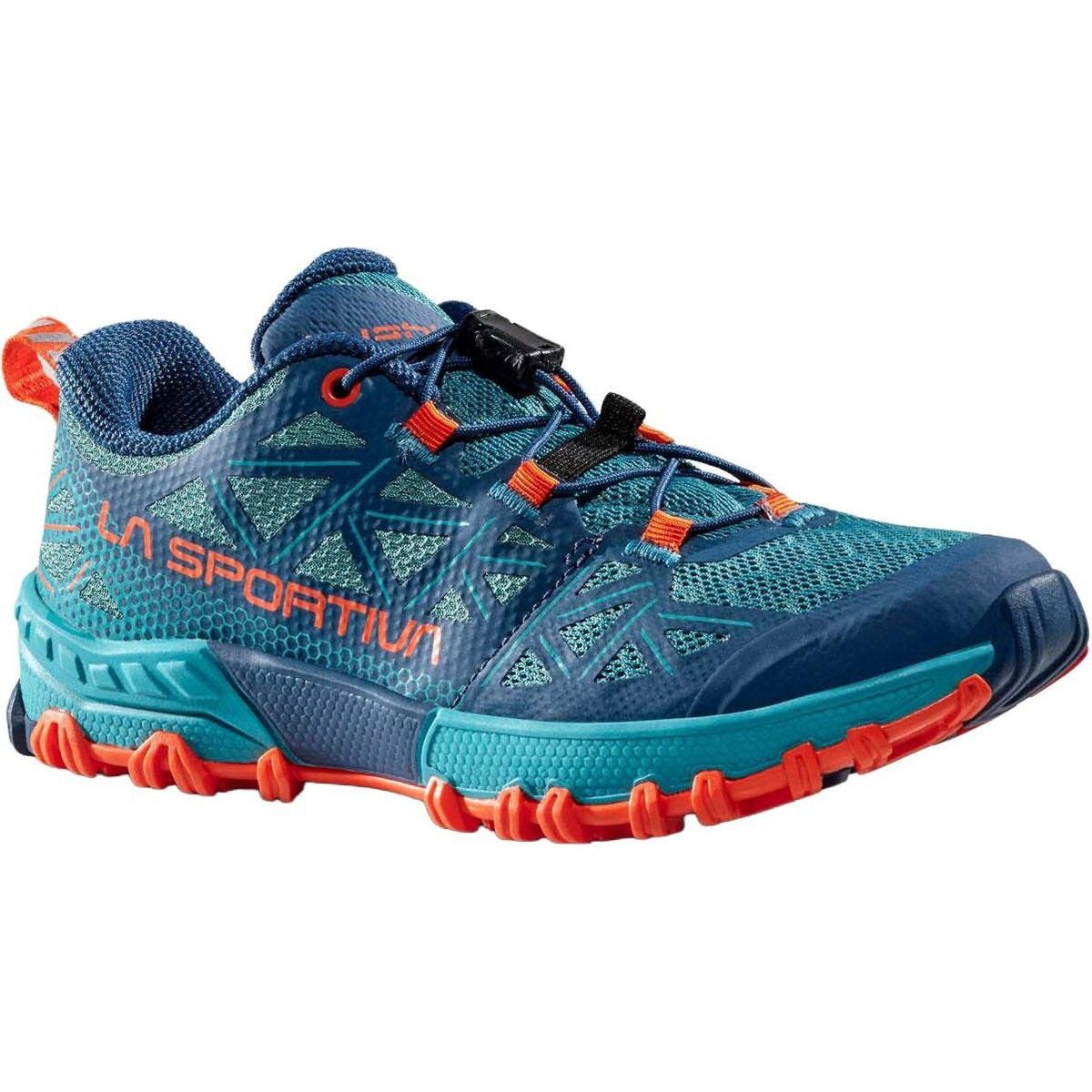 La Sportiva Bushido II JR Outdoorschuh Vielseitiger Kinder-Schuh für Laufen und Wandern, bietet Stabilität