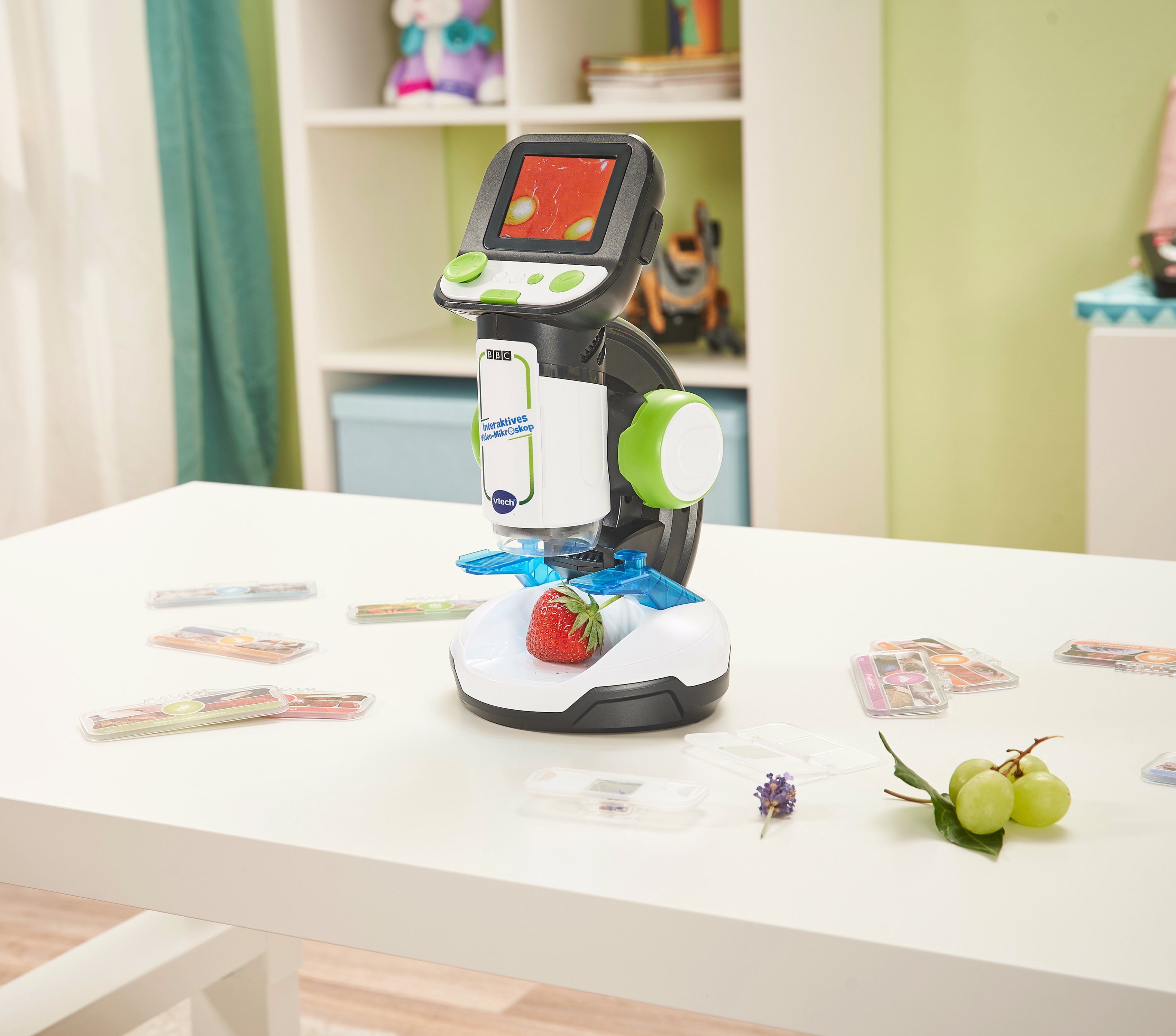 Vtech® Lernspielzeug School & Go,Interaktives Video-Mikroskop
