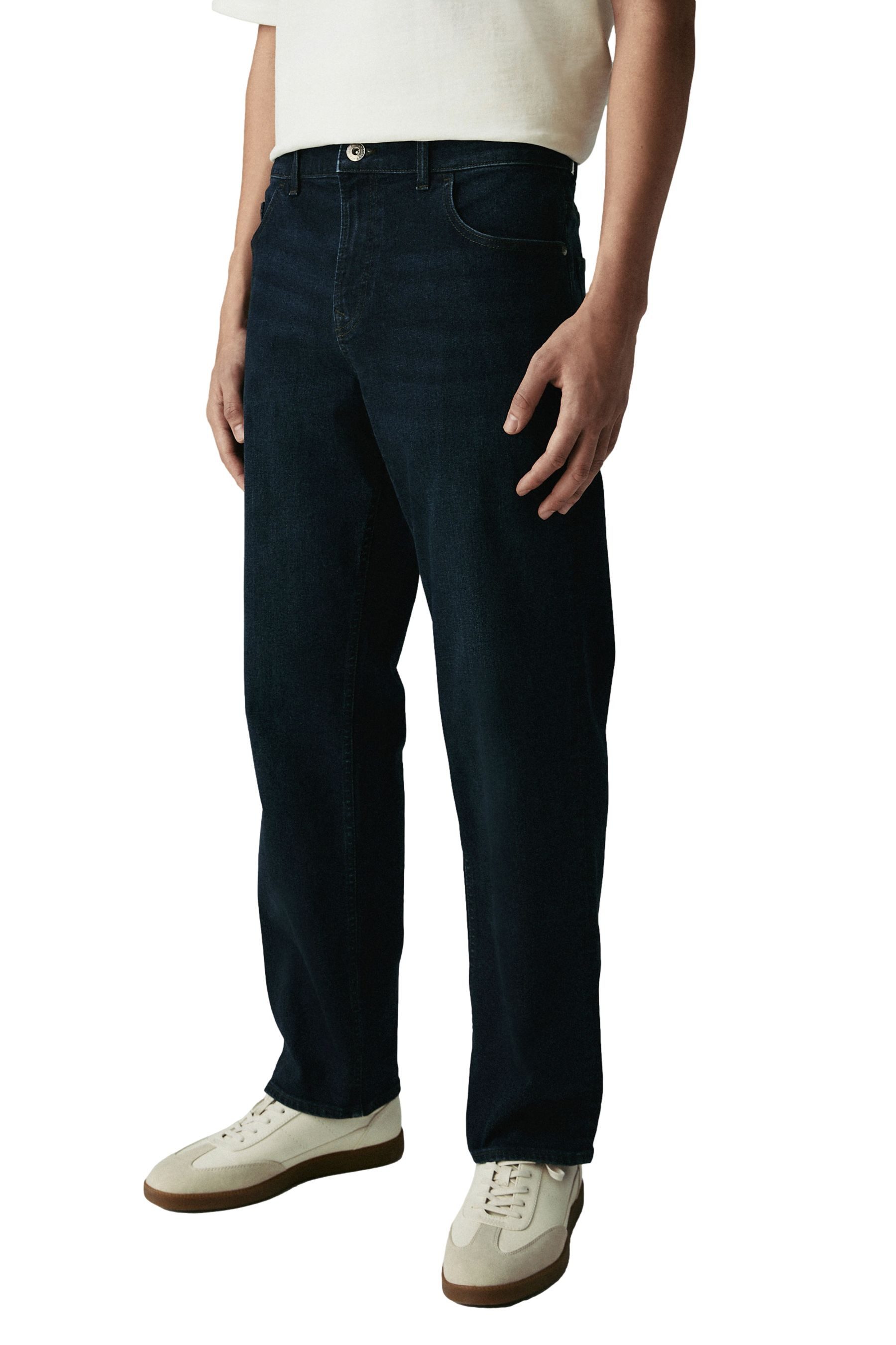 Next Straight-Jeans Klassische Straight Fit Stretch-Jeans günstig online kaufen