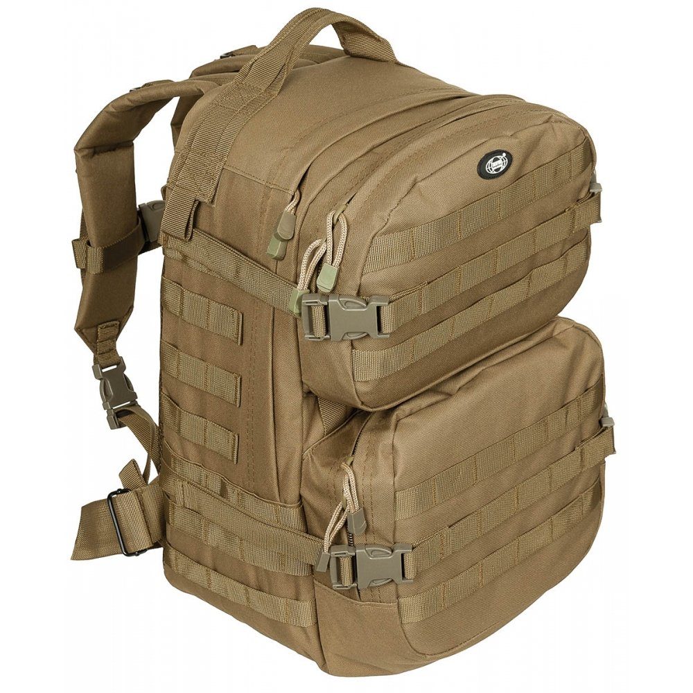 MFHHighDefence Rucksack US Rucksack, Assault II, coyote tan (Packung)