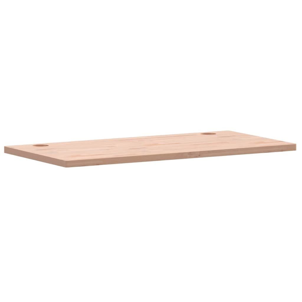 vidaXL Schreibtisch Büroti Arbeitsplatte cm 100x50x2,5 Buche Schreibtischplatte Massivholz