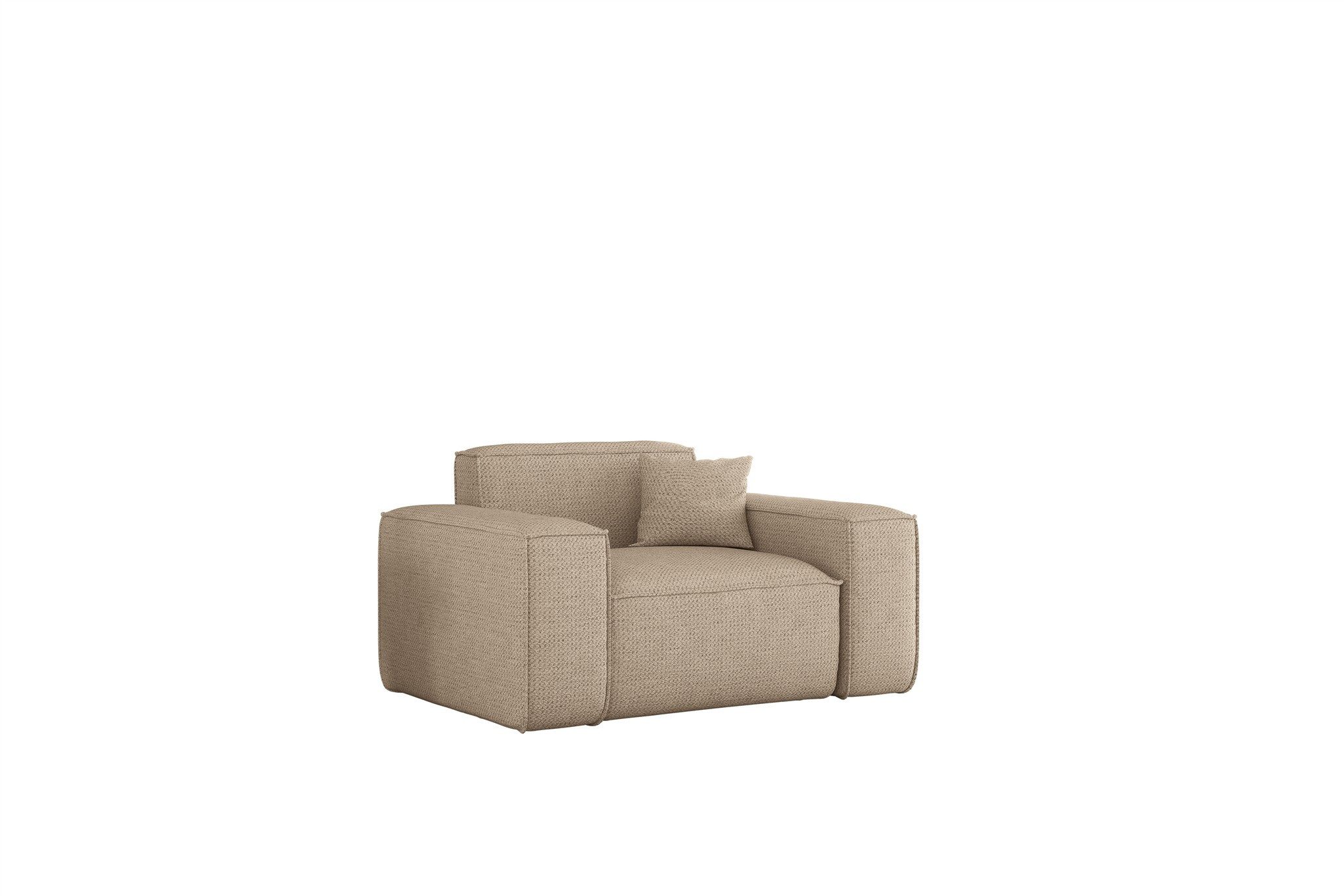 Fun Möbel Sessel Designersessel CELES PREMIUM in Stoff Artico (inkl. 1 Zierkissen), Rundumbezug