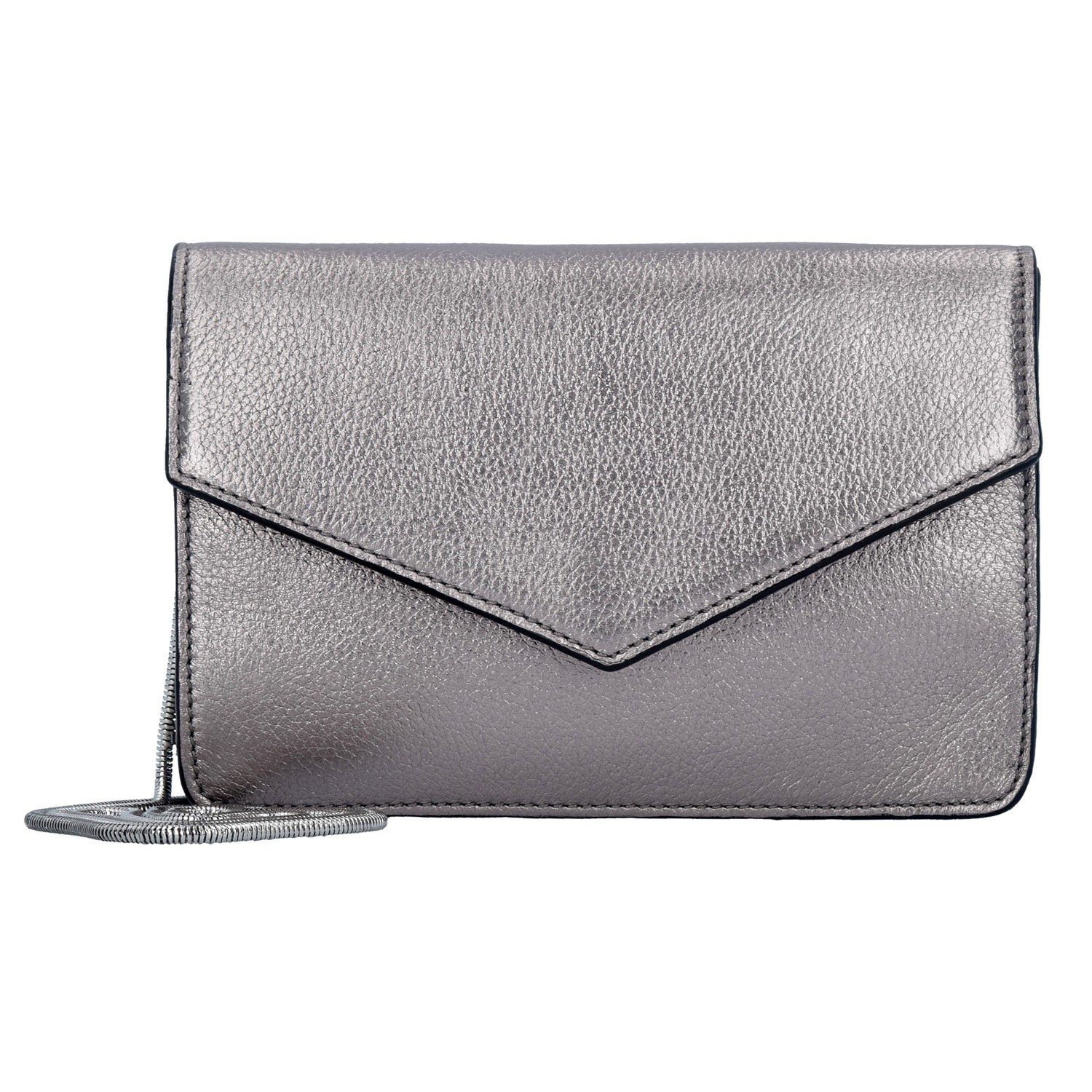 Esprit Vera Clutch Tasche Leder 20 cm, Ausstattung: Reißverschlussfach