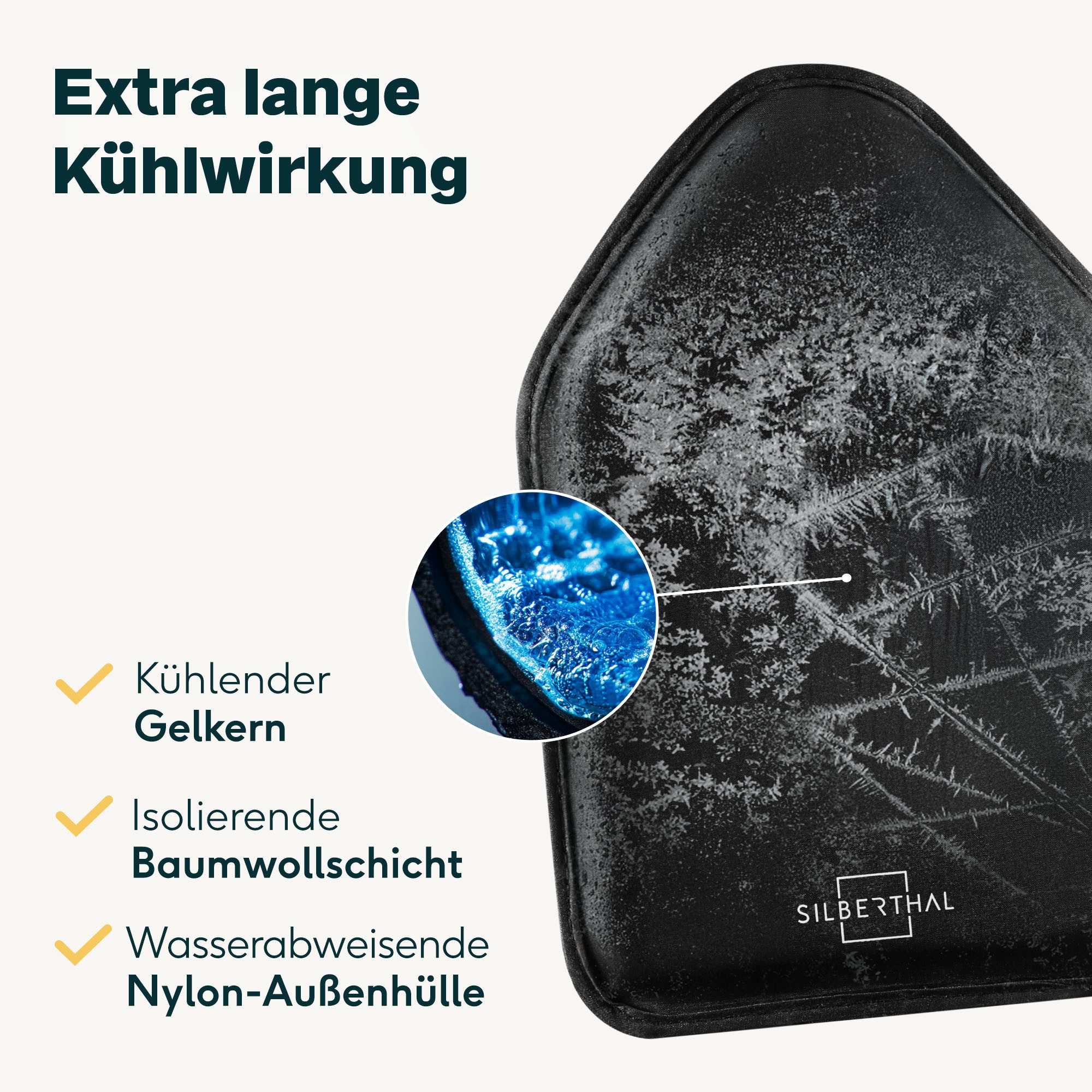 SILBERTHAL Wein- und Sektkühler Kühlmanschette für Flaschen 2er Set, bis zu 2h kühl, für 0,7 - 1L Flaschen, Wasserabweisend, flexibel