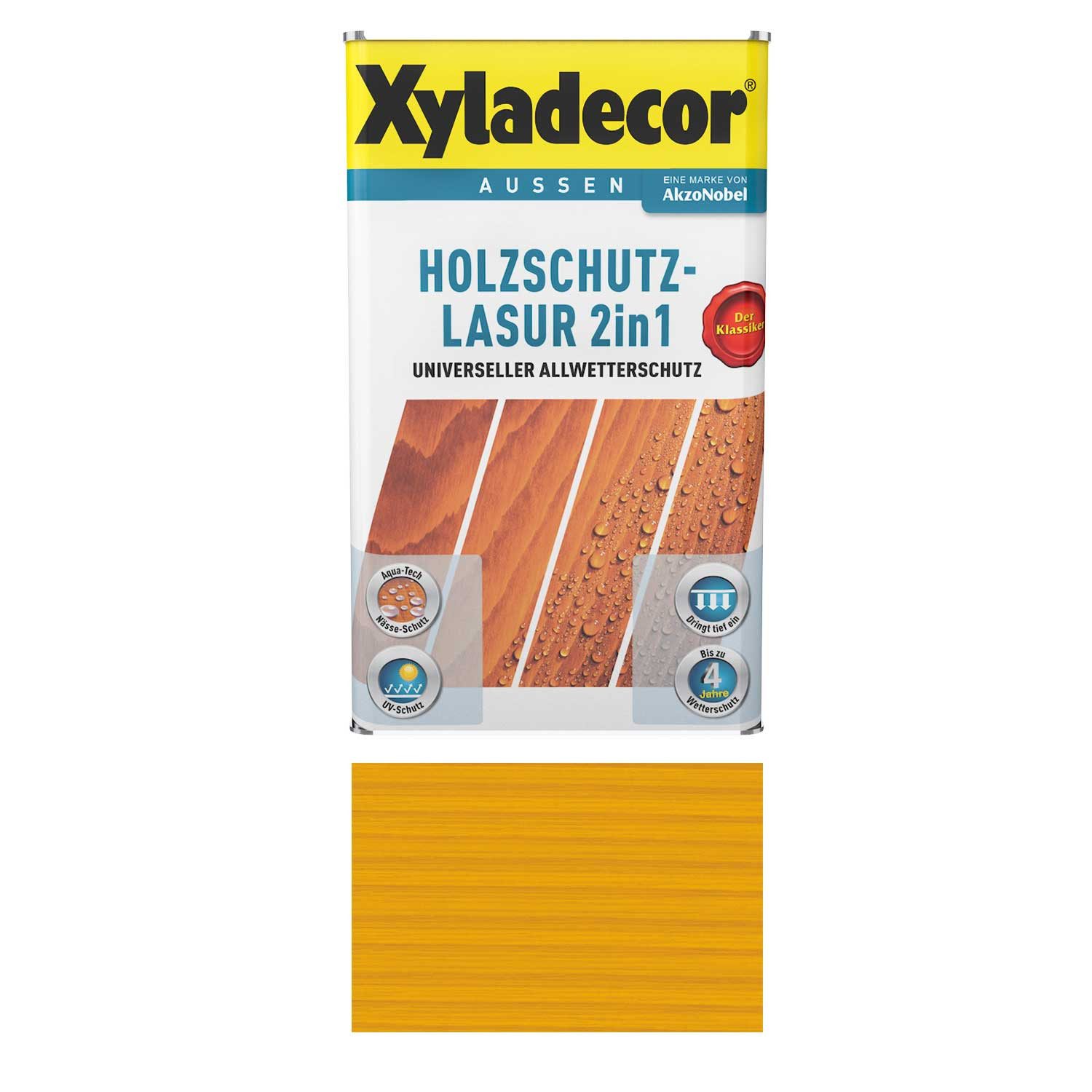 Xyladecor  Holzschutzlasur, Aqua-Tech Nässe-Schutz