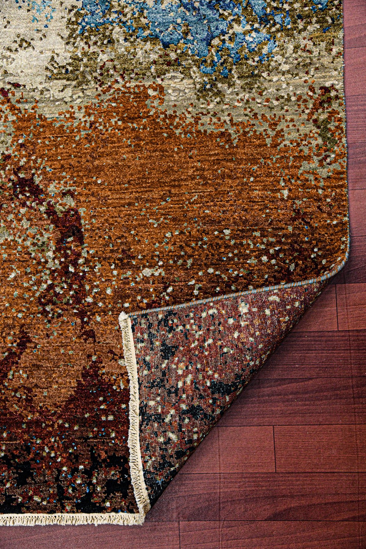 Ready Rugs Teppich Handgeknüpfter 10/10-Wolle aus Neuseeland und reiner Seide