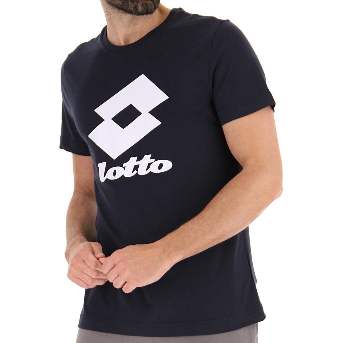 lotto T-Shirt Herren Rundhals T-Shirt Kurzarm - 217609 Smart III Tee Dunkelblau
