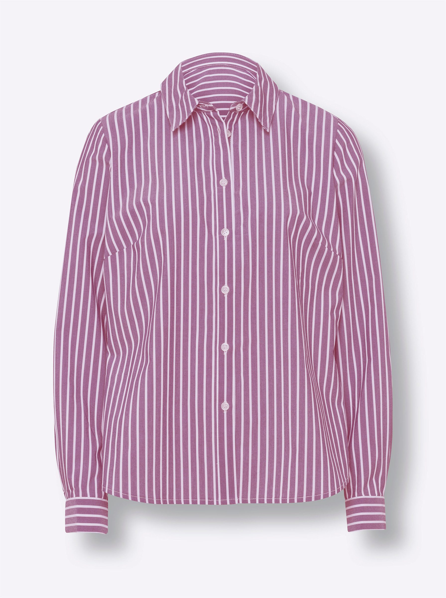 heine Klassische Bluse Streifenbluse Langarm