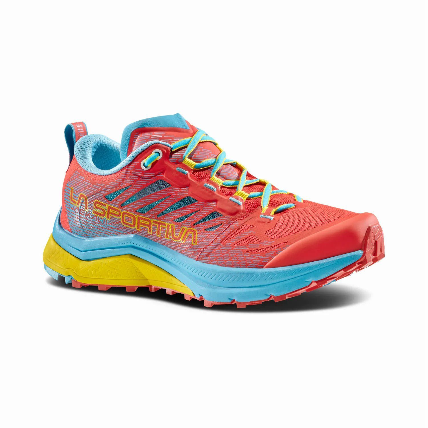La Sportiva Trail-Laufschuhe Jackal II rot/blau Damen Wanderschuh günstig online kaufen