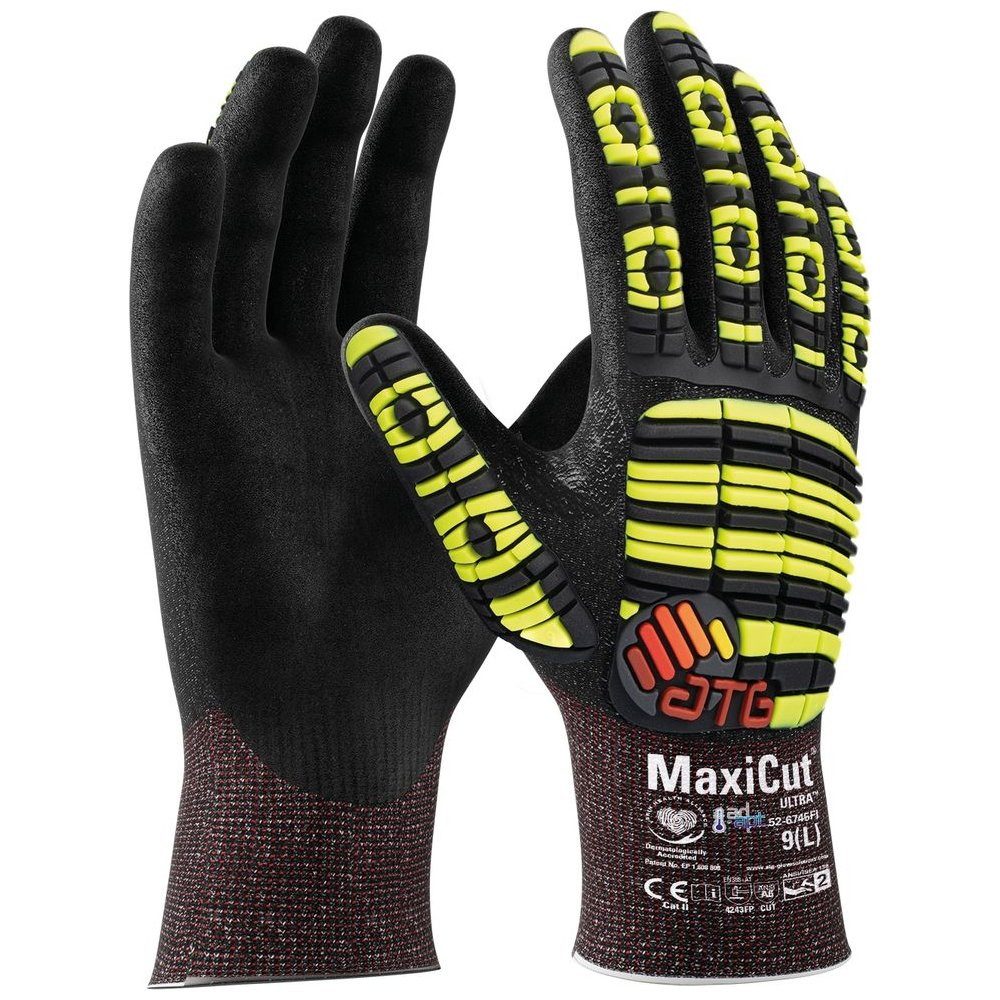 ATG Arbeitshandschuh-Set MaxiFlex CutAD Apt Schnittschutz Strickhand. (52 6745fi)