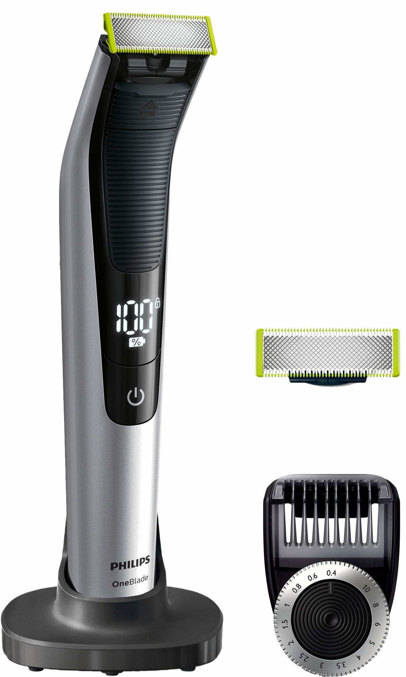 Philips Elektrorasierer OneBlade Pro QP6520/60, Aufsätze: 1, SmartClick ...
