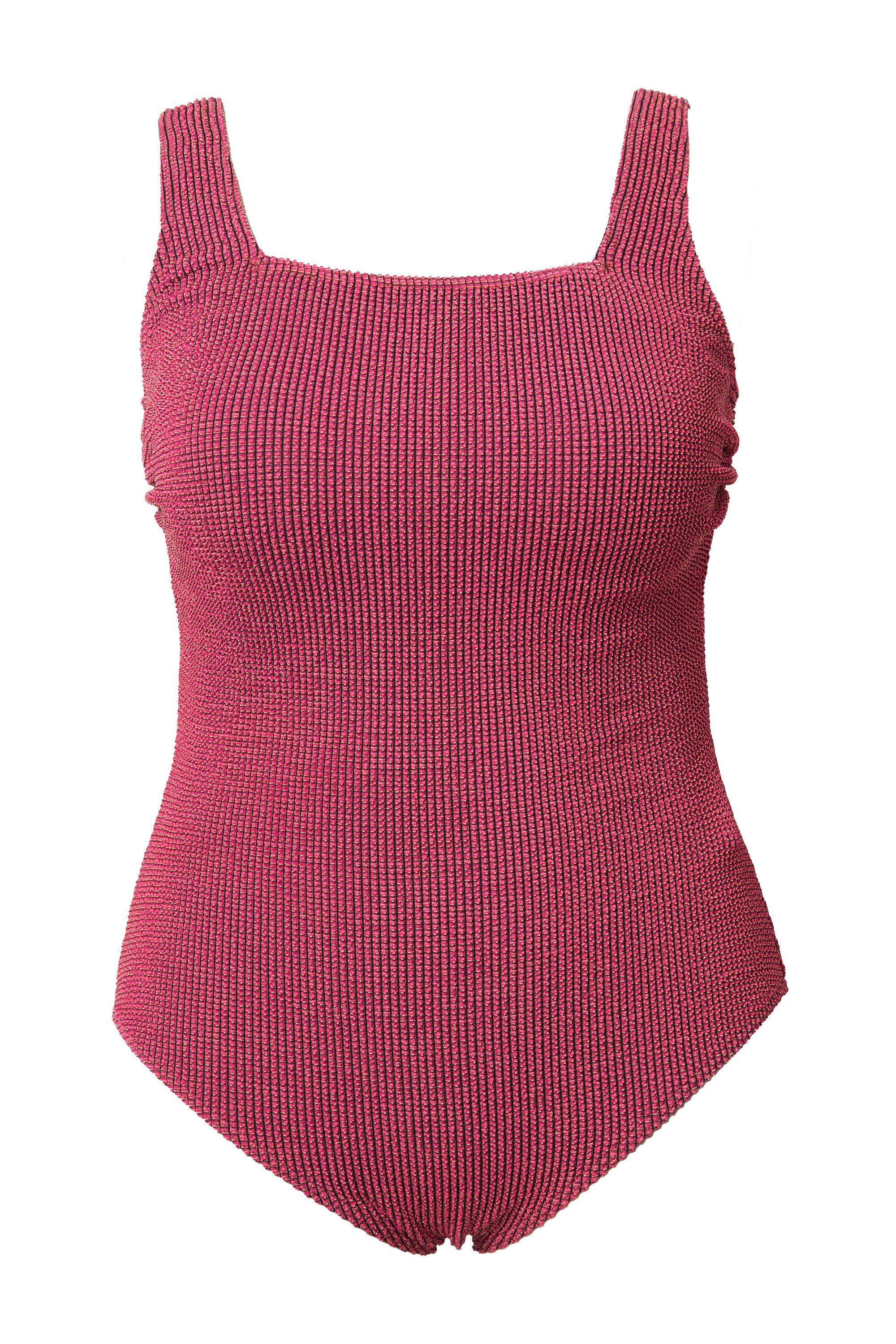 Ulla Popken Badeanzug Badeanzug Karostruktur Softcups günstig online kaufen