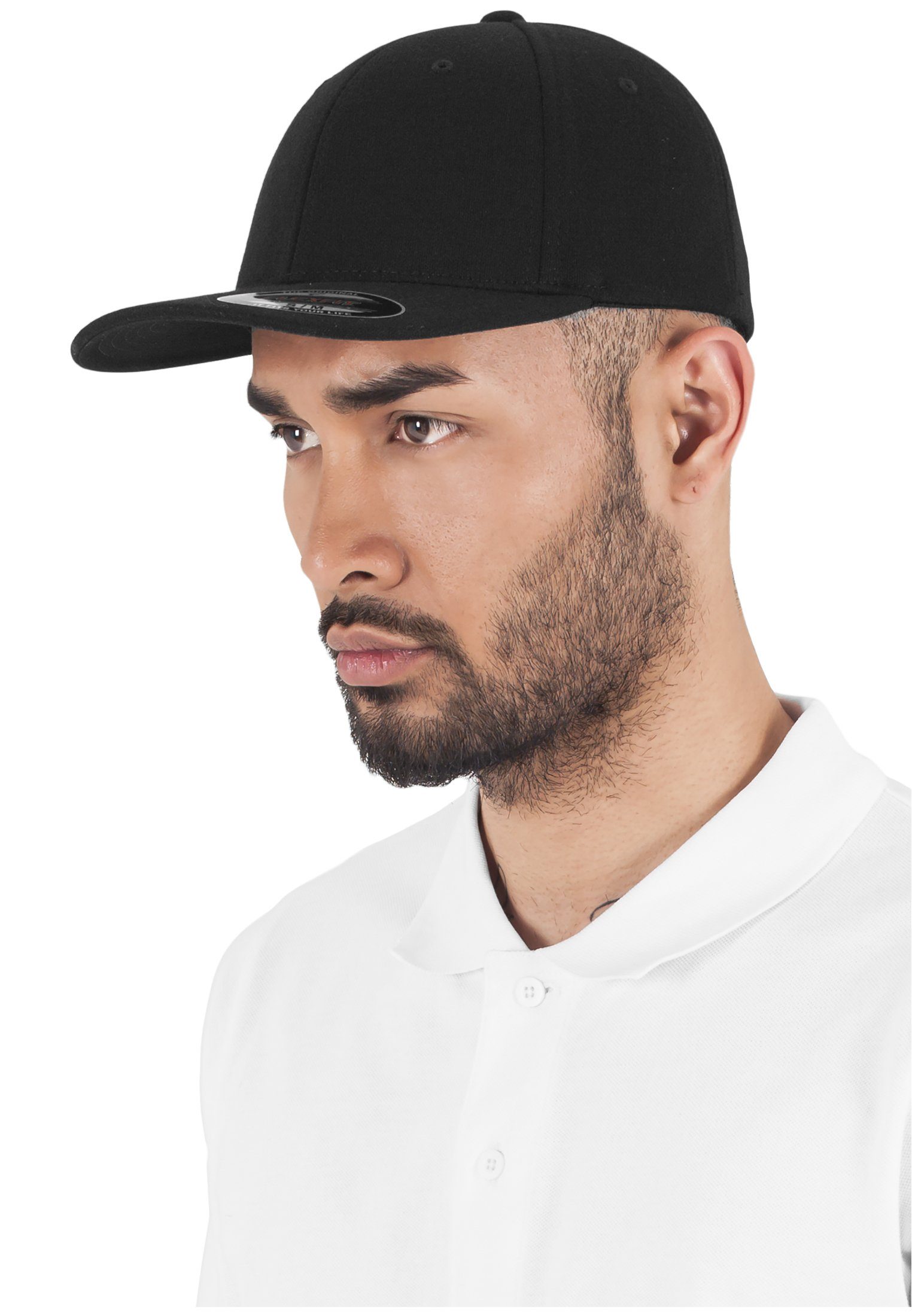 Flexfit Double Flex Jersey Flexfit black Cap Accessoires