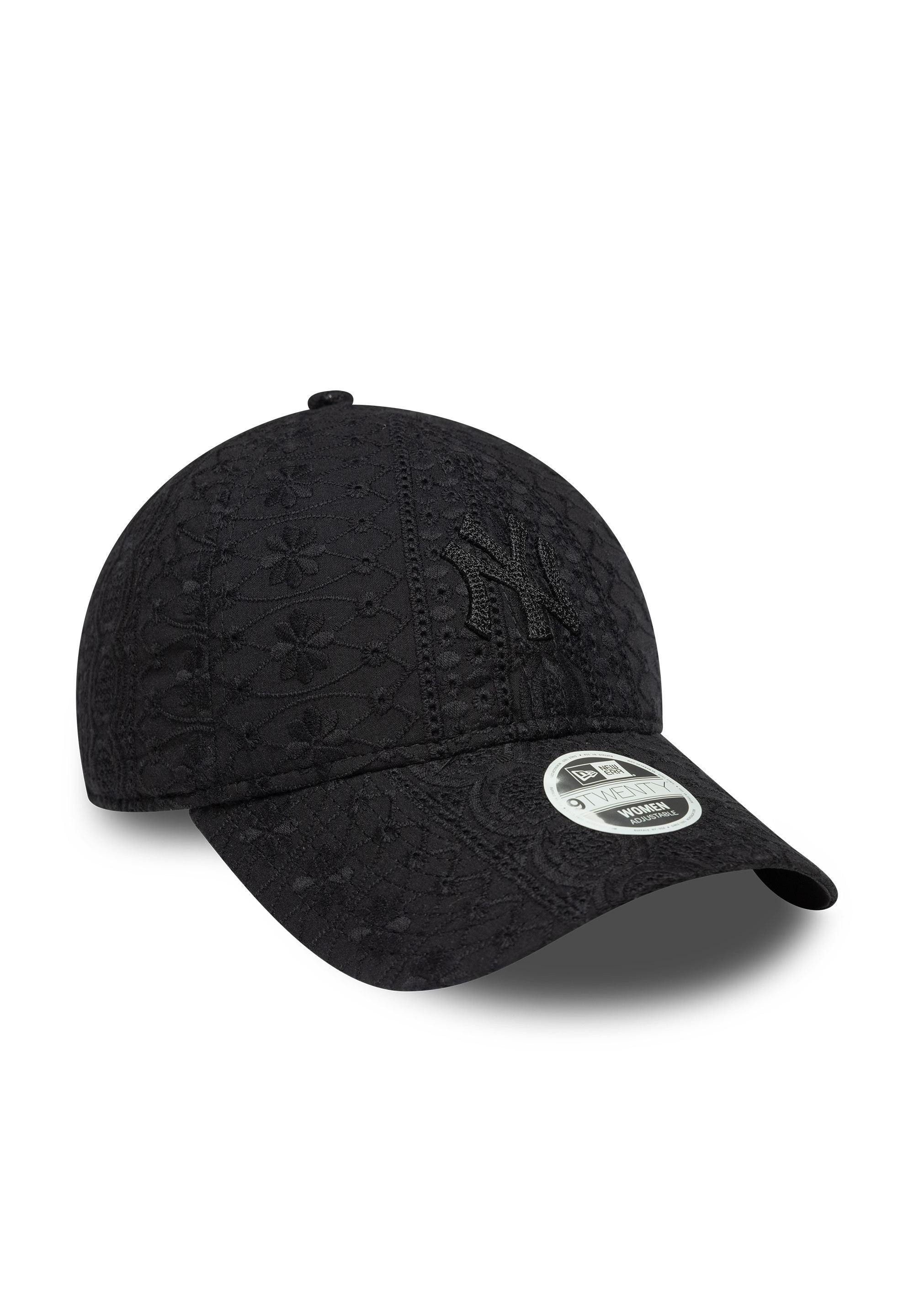 New Era Baseball Cap New York Yankees Damen Broderie 9TWENTY Cap New Era Schwarz (1-St)