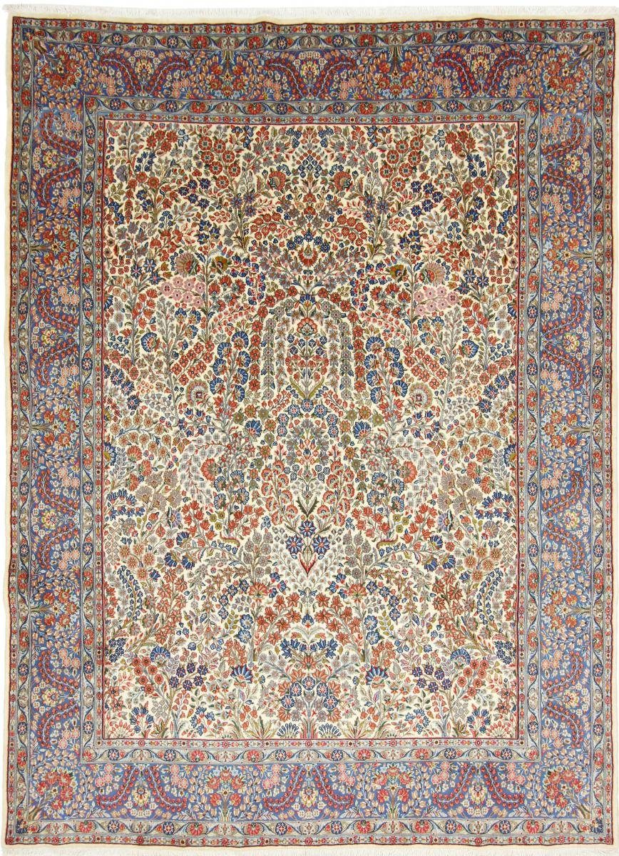 Orientteppich Kerman 216x297 Handgeknüpfter Orientteppich / Perserteppich, Nain Trading, rechteckig, Höhe: 12 mm