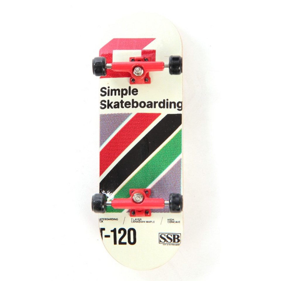Custom Fingerboards Fingerskateboard Strat Simple T-120 32mm, (1-tlg)