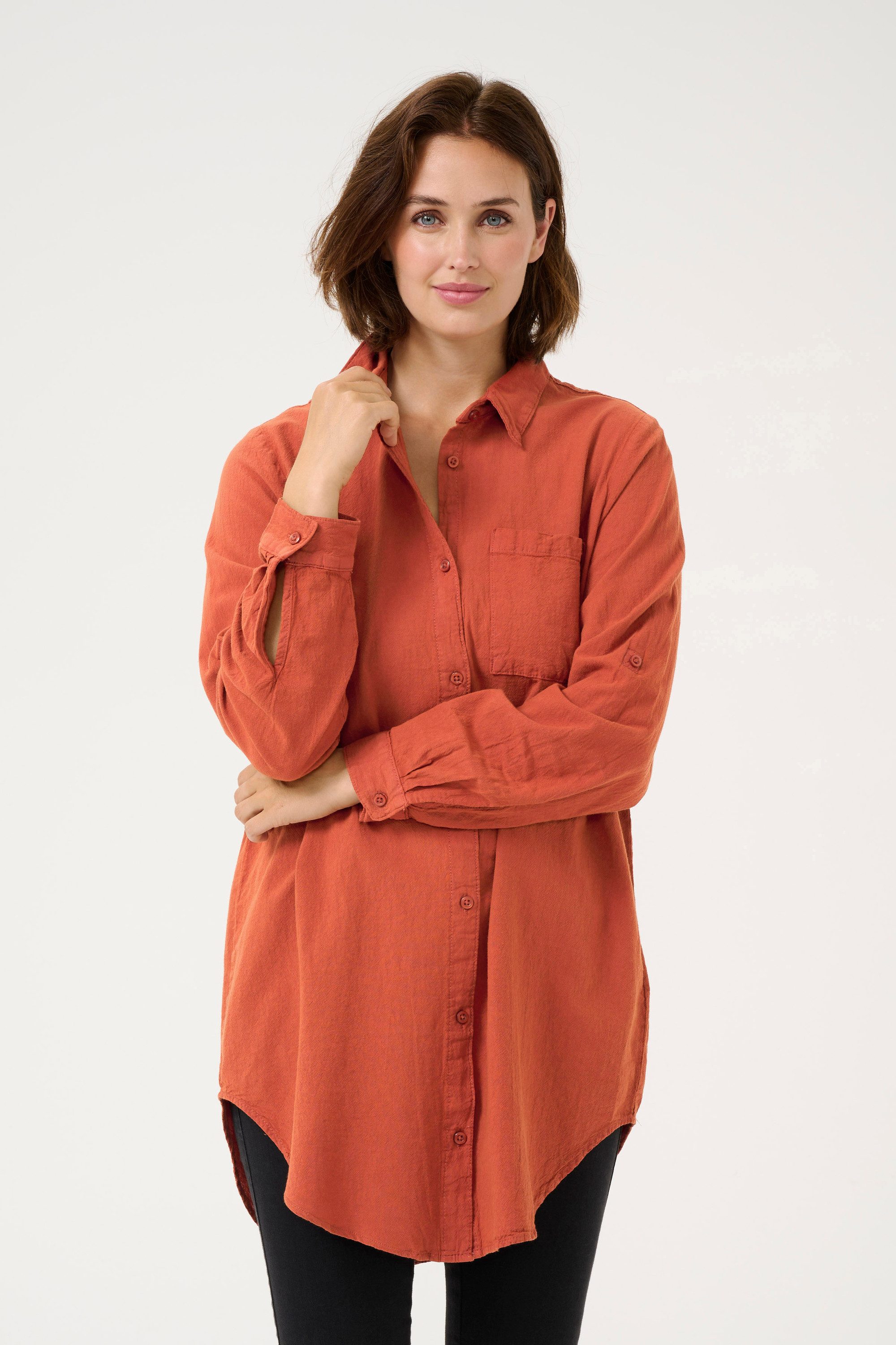 KAFFE Langarmhemd Langarm - Hemd KAnaya