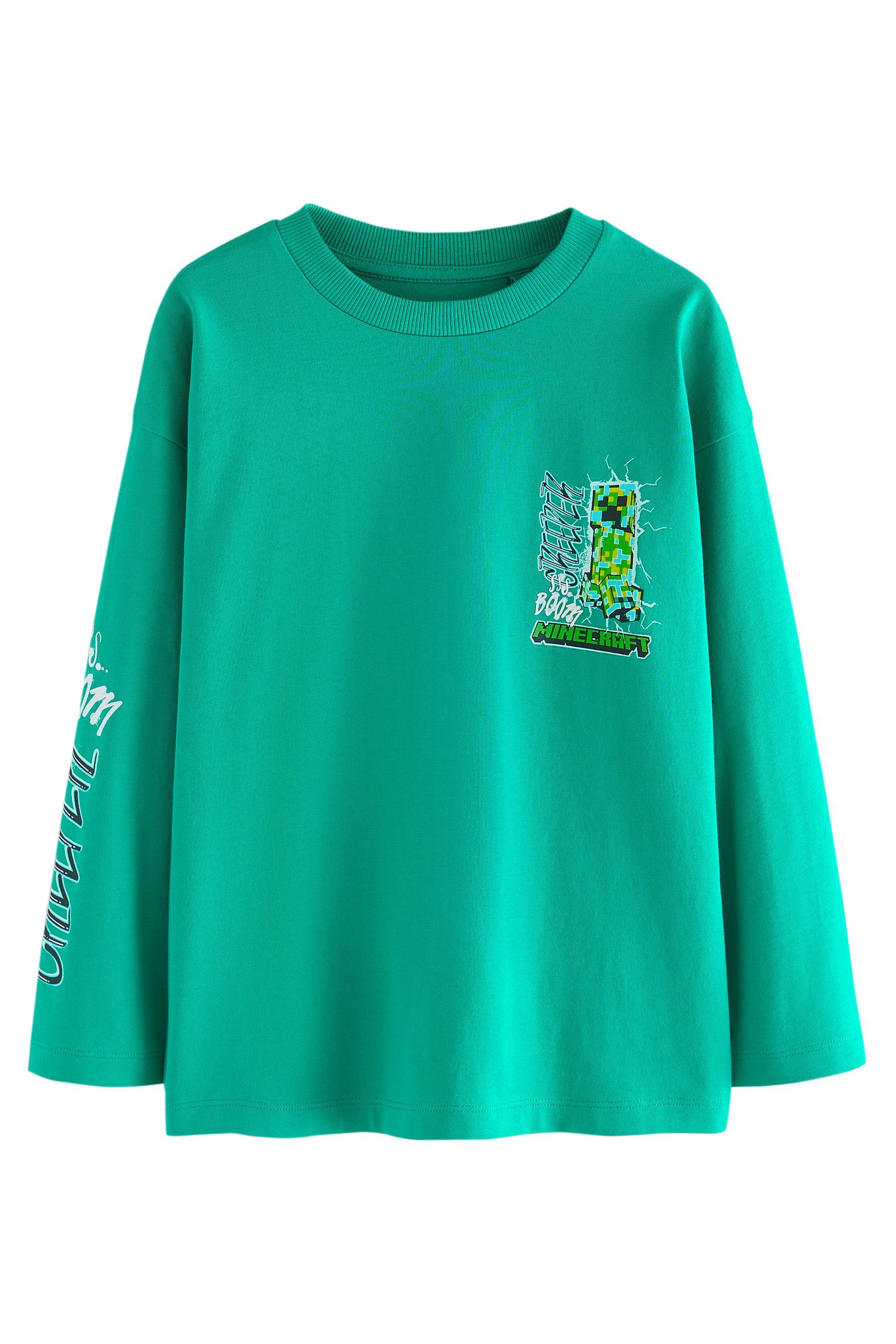 Next Langarmshirt Minecraft Langarmshirt (1-tlg)