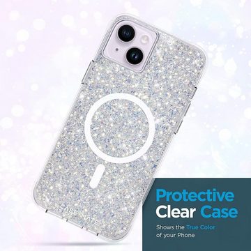 Case-Mate Handyhülle Twinkle MagSafe, iPhone 14 Plus Hülle MagSafe, 3 m Fallschutz, Recyceltes Material