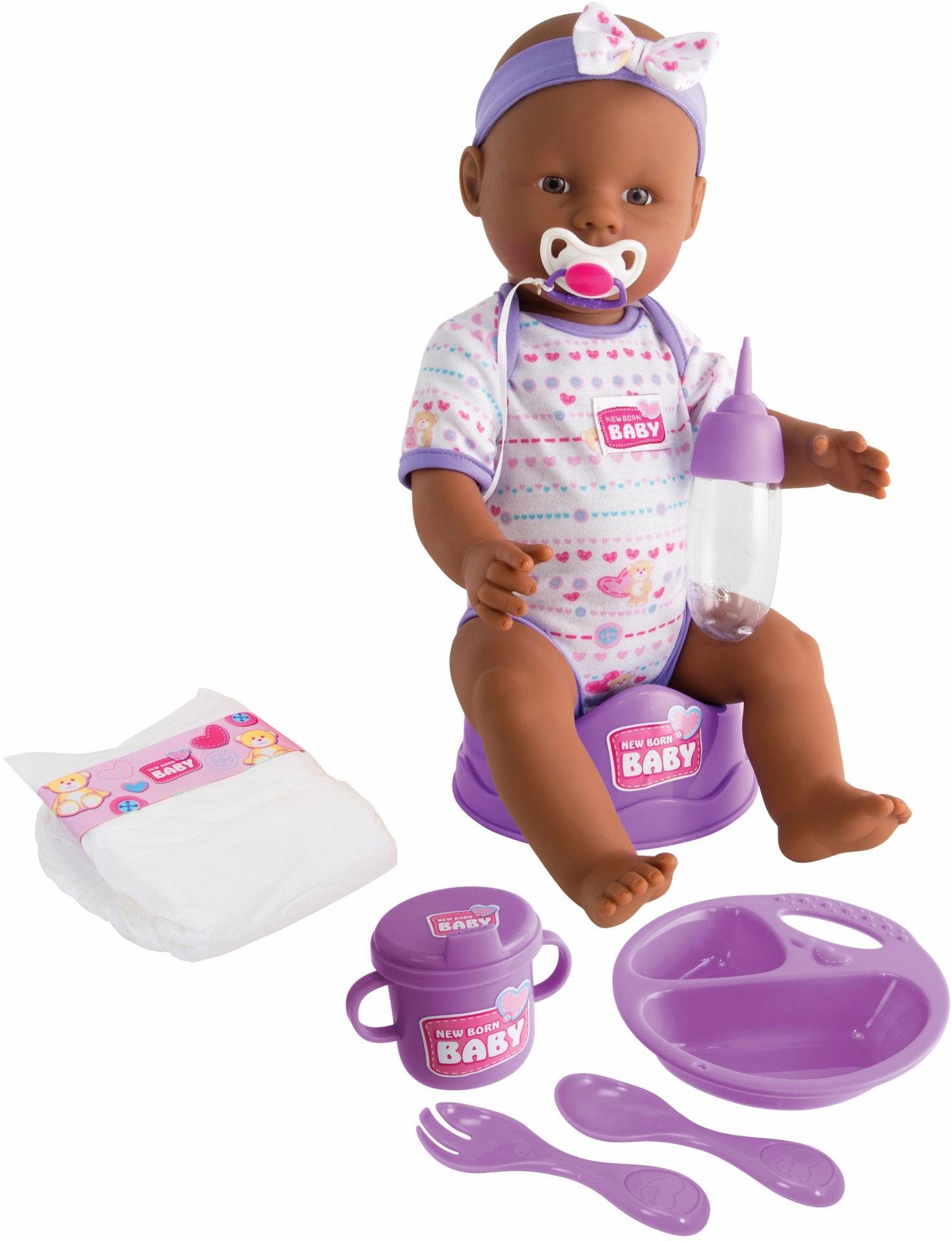 SIMBA Babypuppe »New Born Baby« (1-tlg), Violettes Zubehör online kaufen |  OTTO