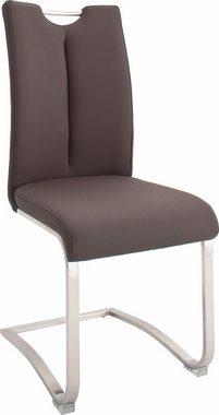 MCA furniture Freischwinger »Artos« (Set, 2 Stück), Stuhl mit Echtlederbezug, bis 140 Kg belastbar