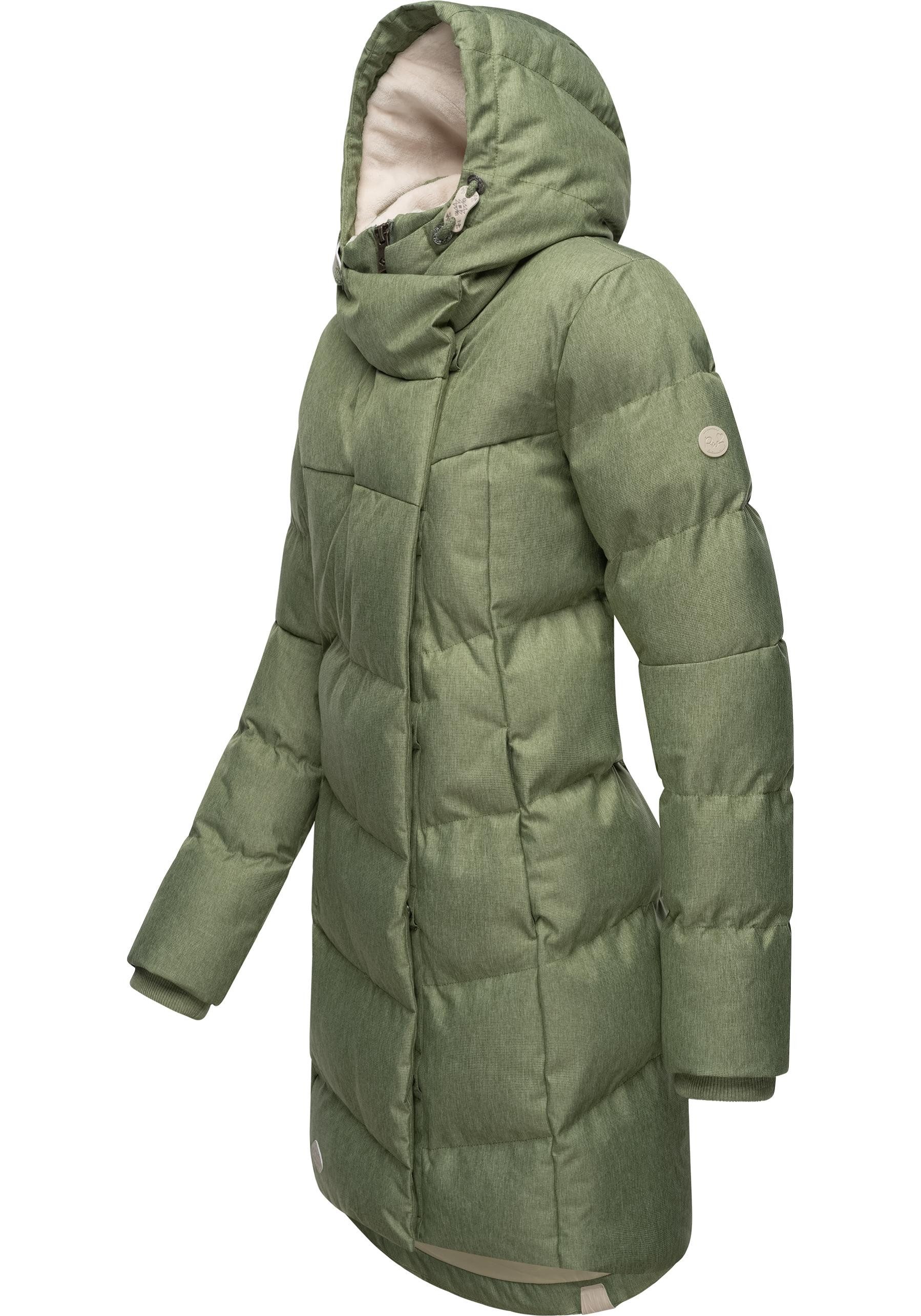 Ragwear Wintermantel Pavla stylischer Winterparka mit Teddyfutter und Kapuze – Bild 2 von 5