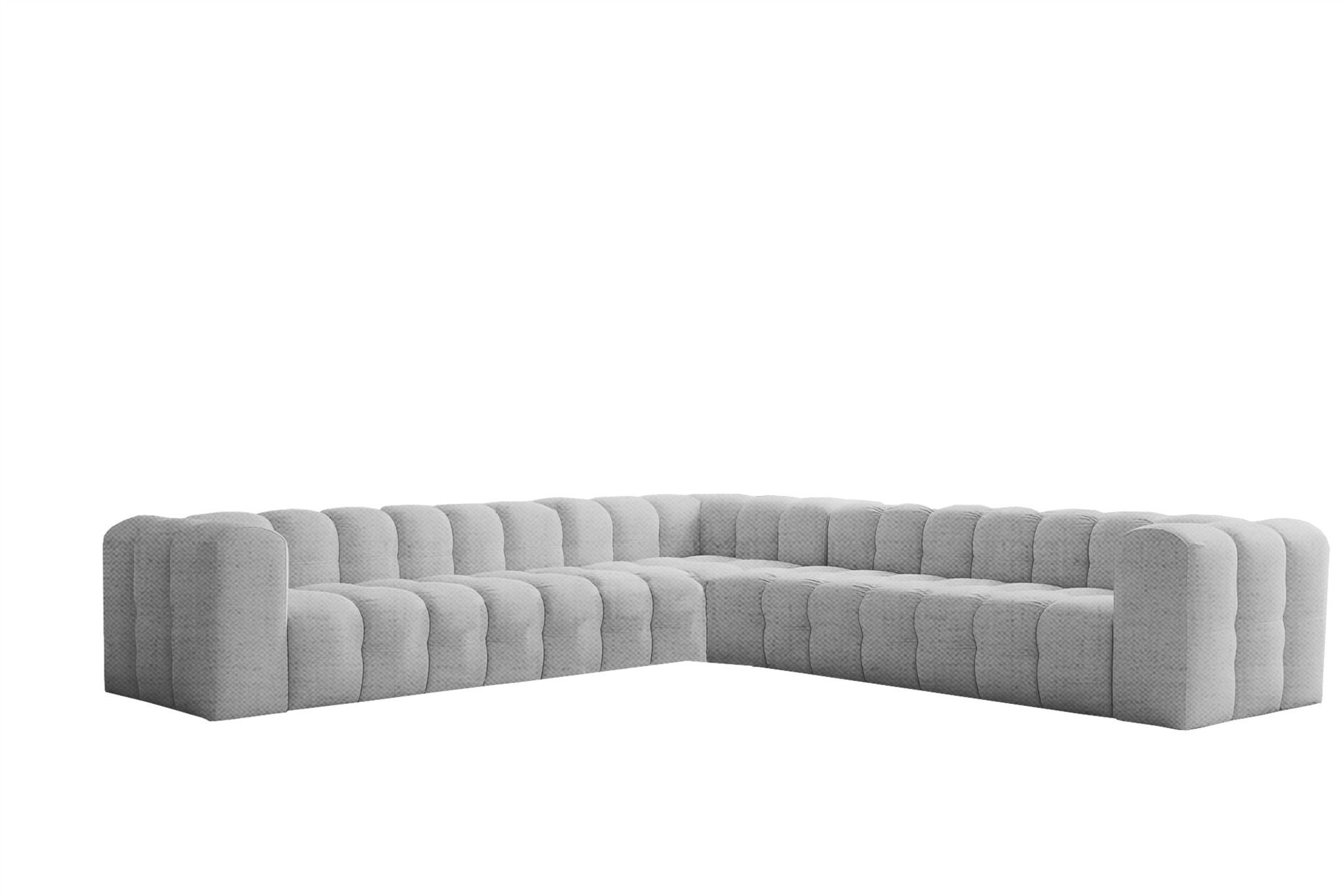 Fun Möbel Ecksofa Designersofa SOLVIE XL Universal (330cm), Stoff Moly oder günstig online kaufen