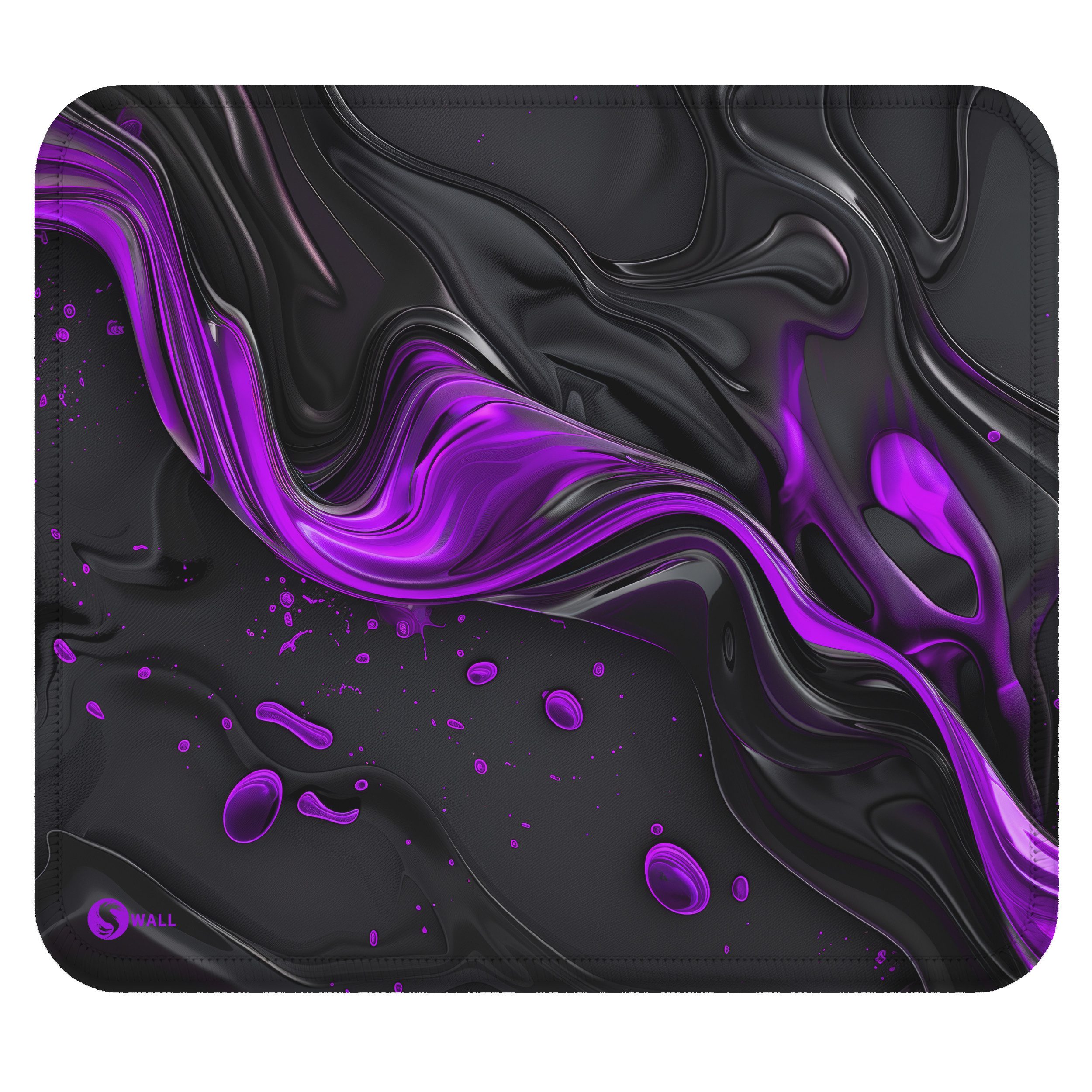 Sunnywall Gaming Mauspad Speed Mousepad XXL Premium 4 mm - Liquid Stripe Milky (Farbauswahl) (inkl. Wallpaper), 45x40, 80x30, 90x40 cm, rutschfest, vernähte Ränder, Tischunterlage
