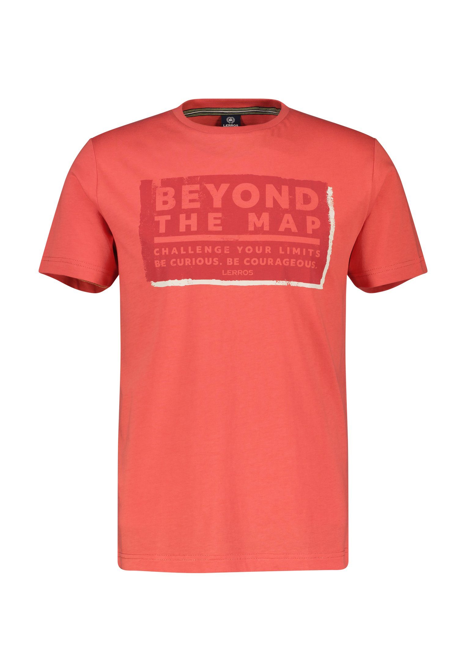 LERROS map* RED T-Shirt HIBISCUS LERROS T-Shirt *Beyond the