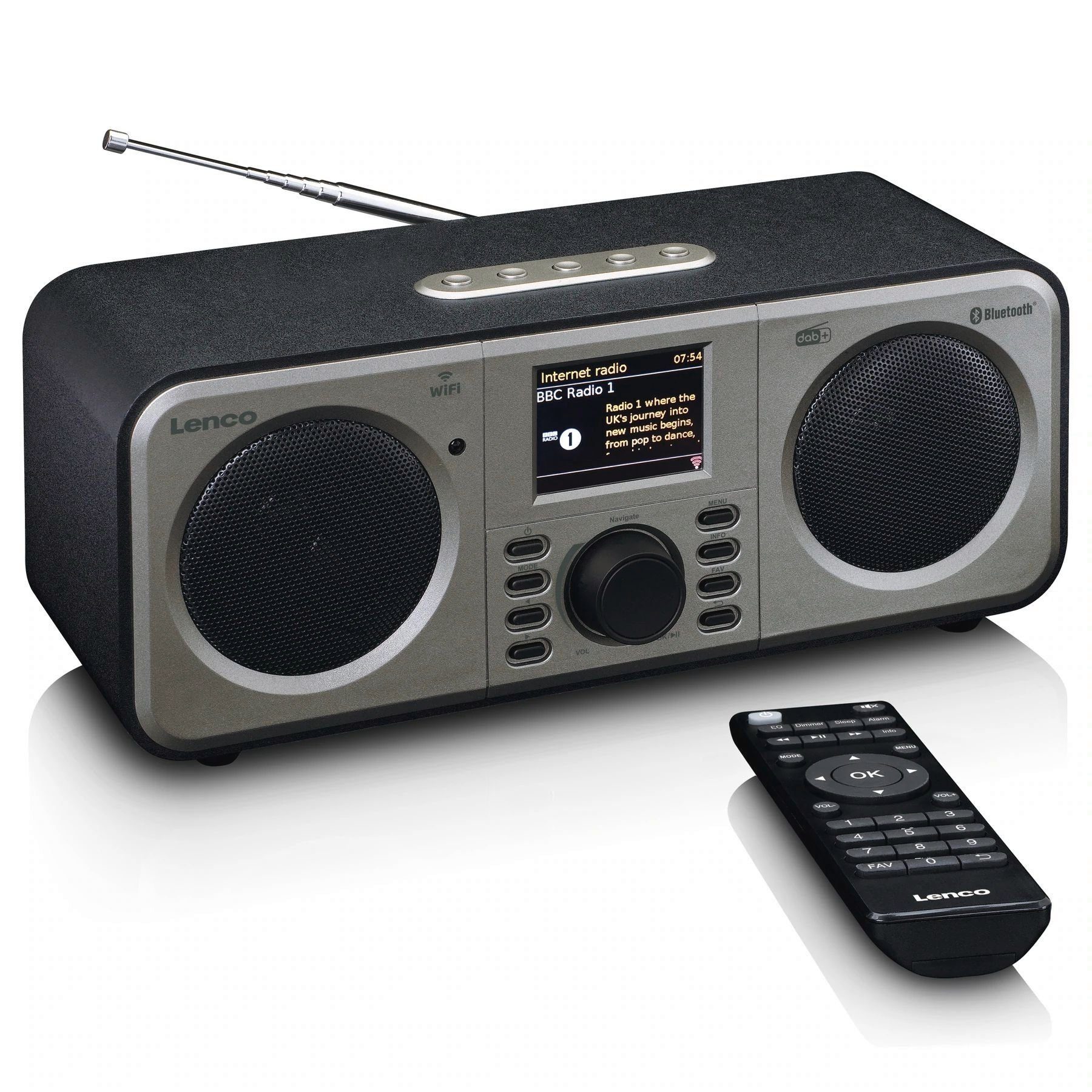 Lenco DIR-141 Internet-Radio schwarz