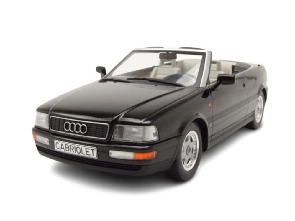 MCG Modellauto Audi Cabrio 1991 schwarz, Maßstab 1:18