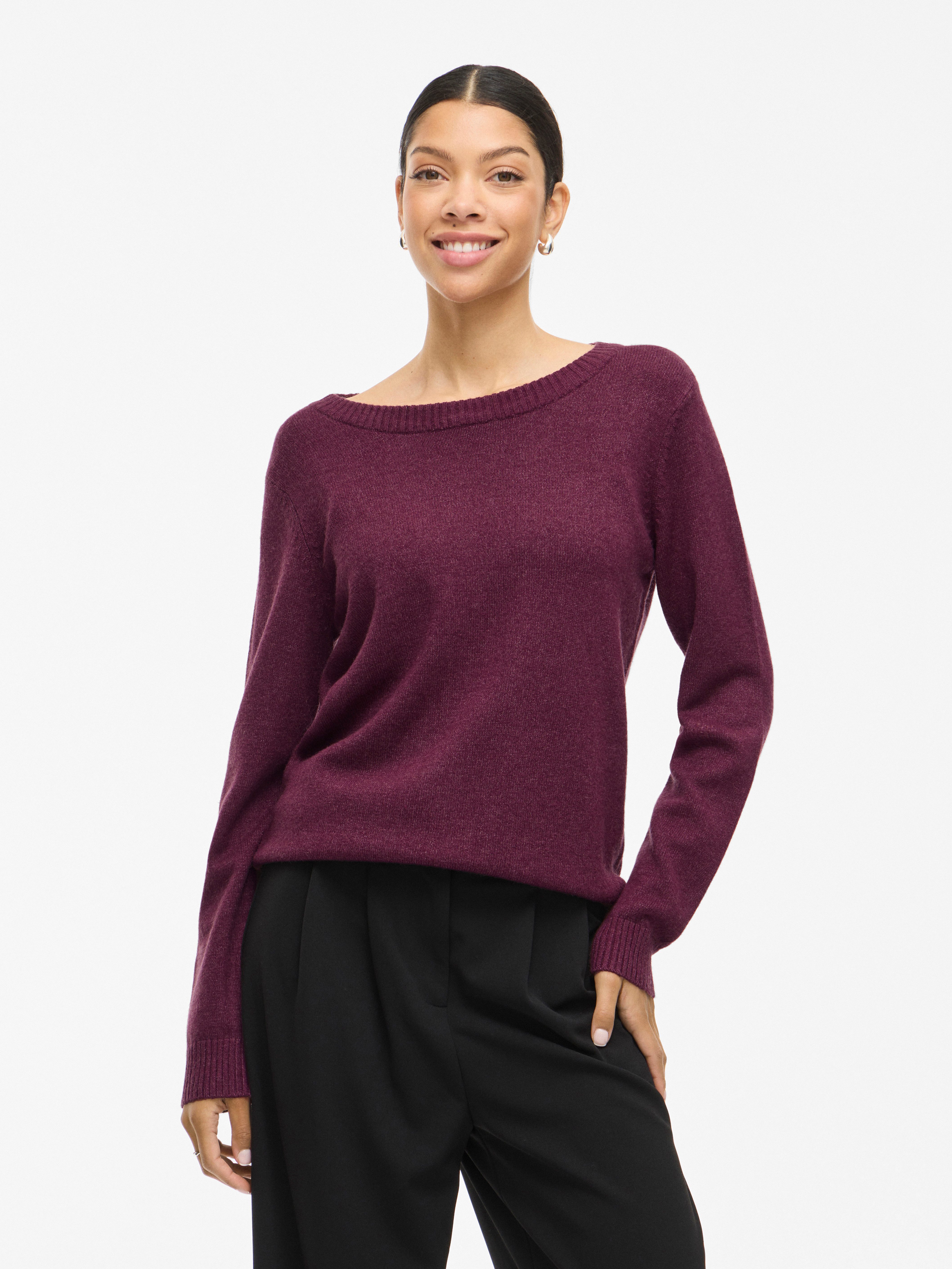 Vila Rundhalspullover VIRIL O-NECK L/S KNIT TOP - NOOS günstig online kaufen