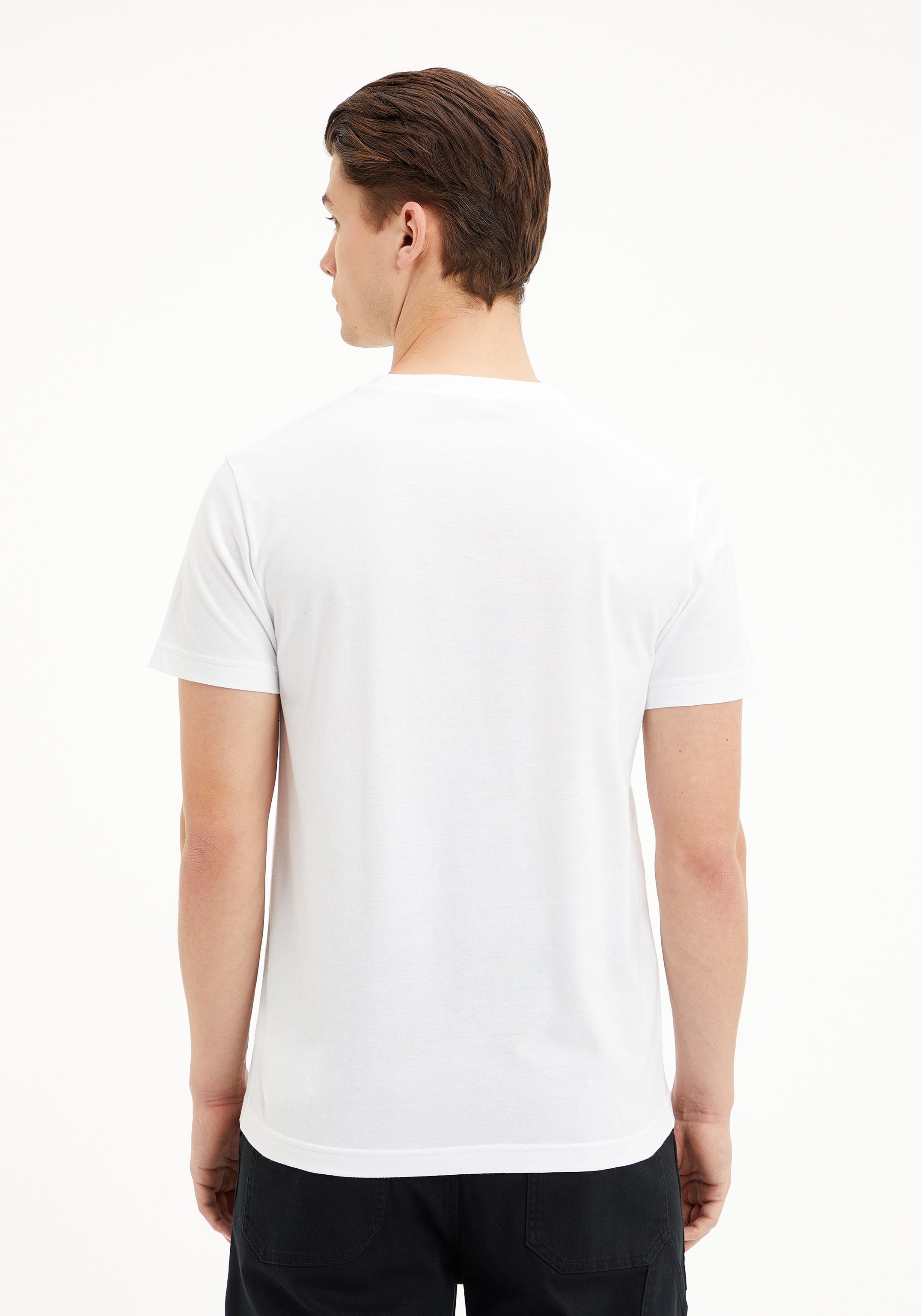 SEASONAL Calvin TEE Jeans LOGO Bright White T-Shirt Klein BLOCKED