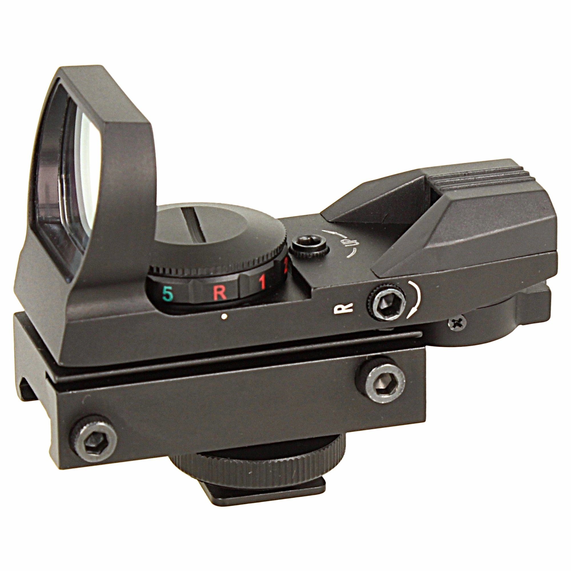 Minadax Aufstecksucher Red Dot + Visier Tierfoto für Punkt Sichtfeld, Kameras 33mm Adapter
