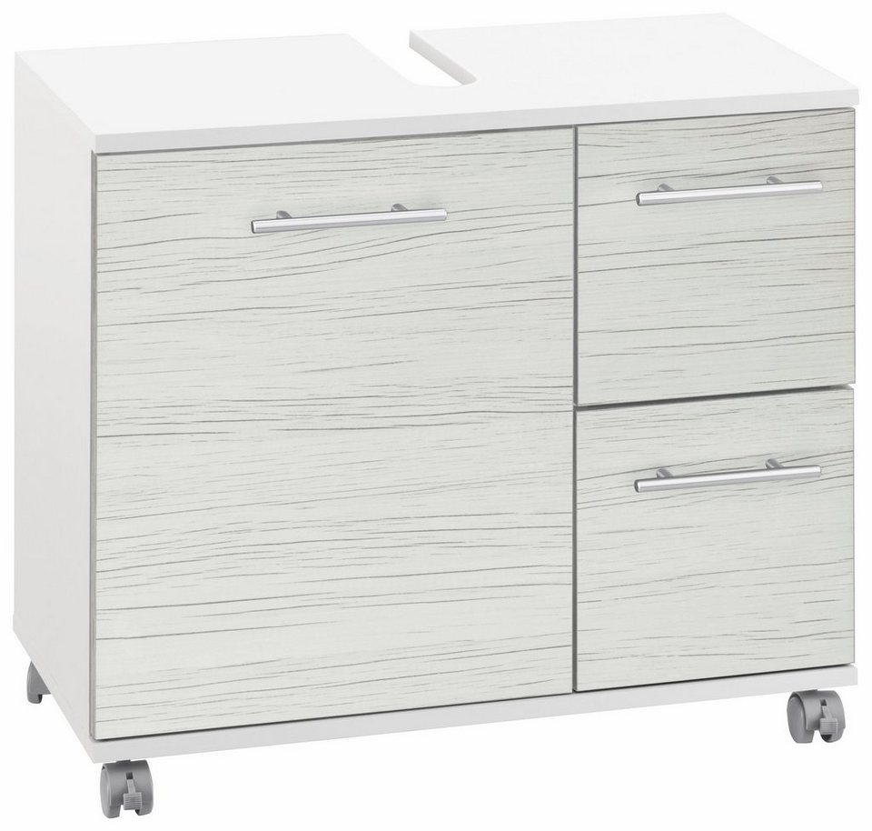Schildmeyer Waschbeckenunterschrank »Emmi« Höhe 60 cm, Metallgriffe