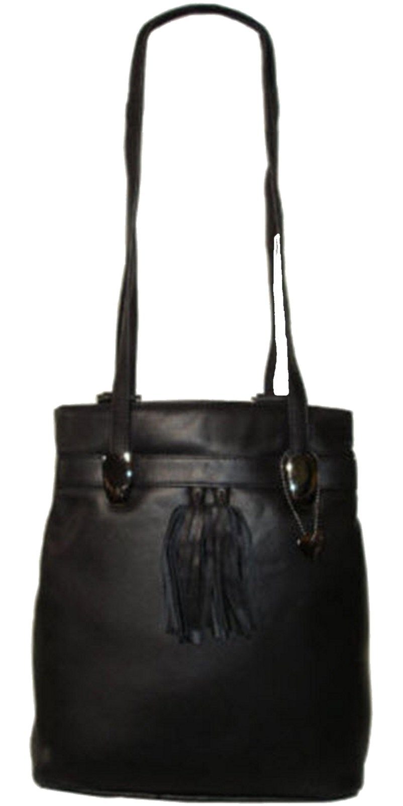 Handtasche Lissabon Rucksack schwarz