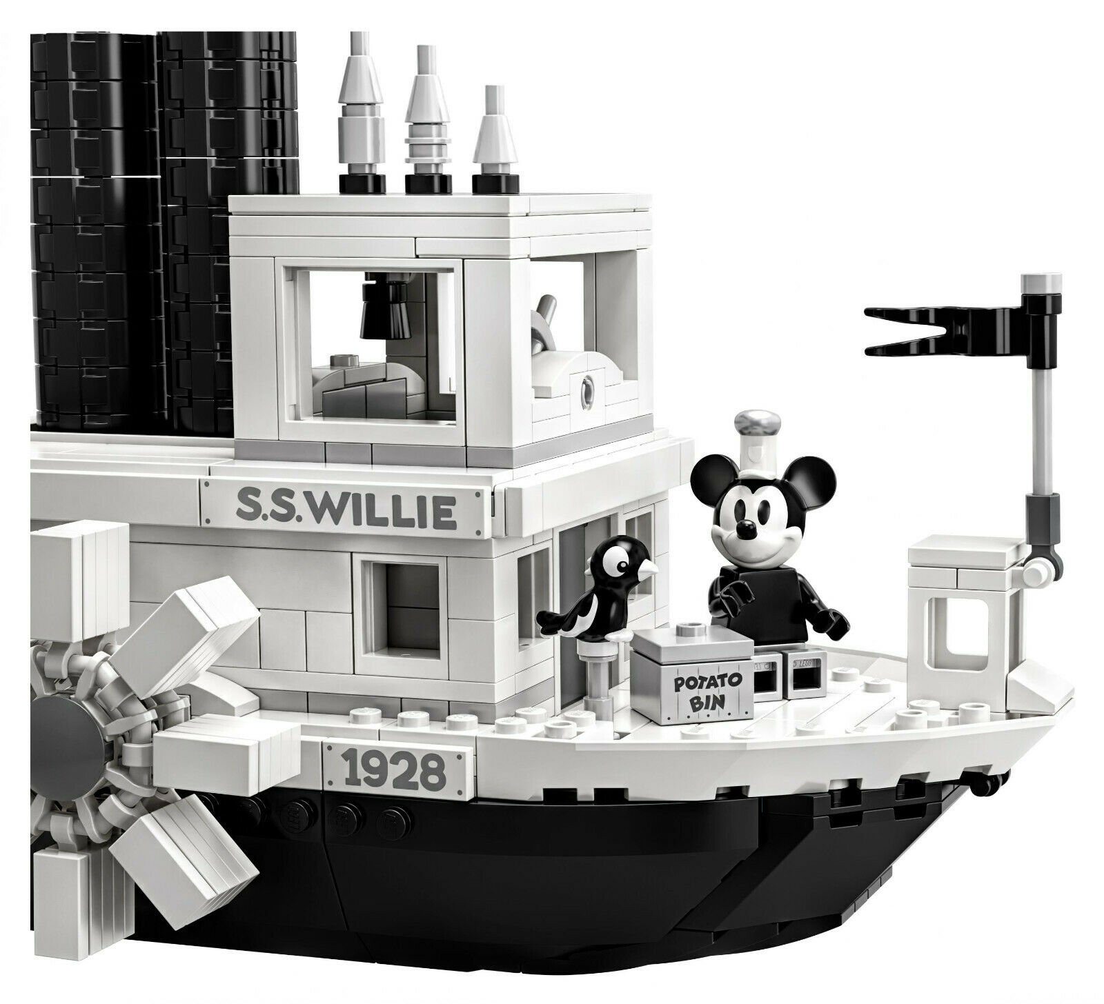 LEGO® Ideas - Disney Mickey Mouse: Dampfschiff Willie (21317) Spielbausteine, (Set, 751 St., Set)