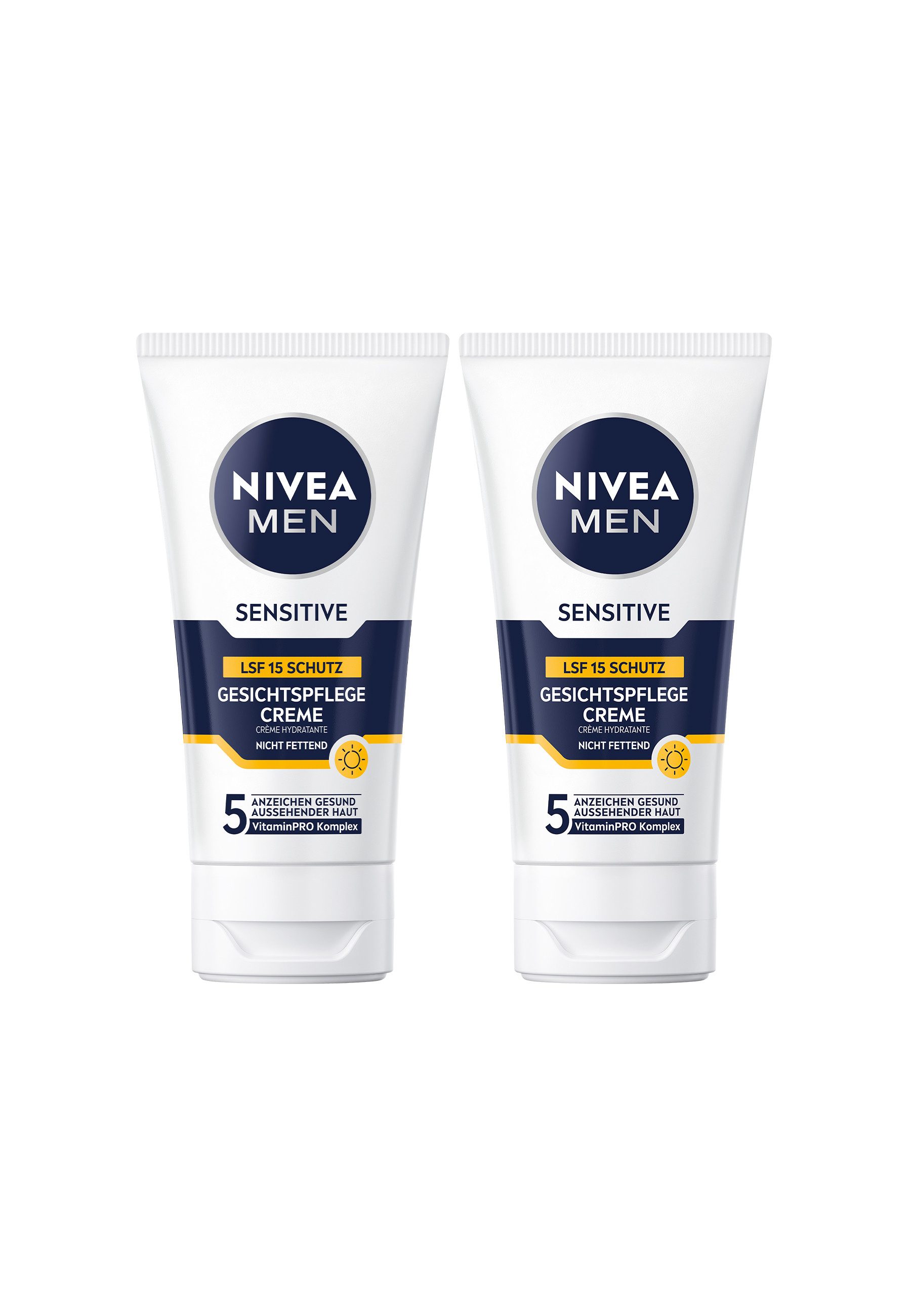Gesichtspflege sensitive Creme Kamillen Sonnenschutz LSF15 2 x 75ml