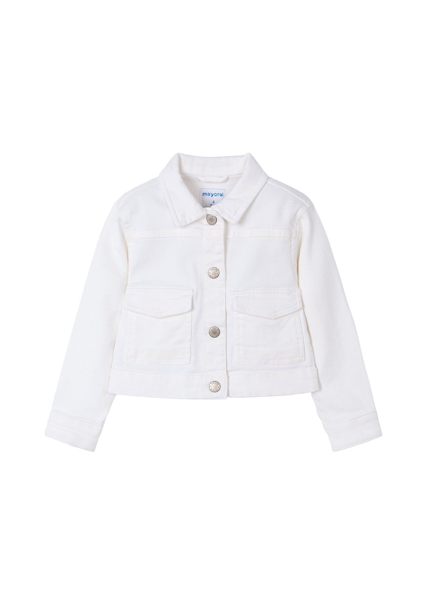 Mayoral Jeansjacke mit Druckknopfverschluss