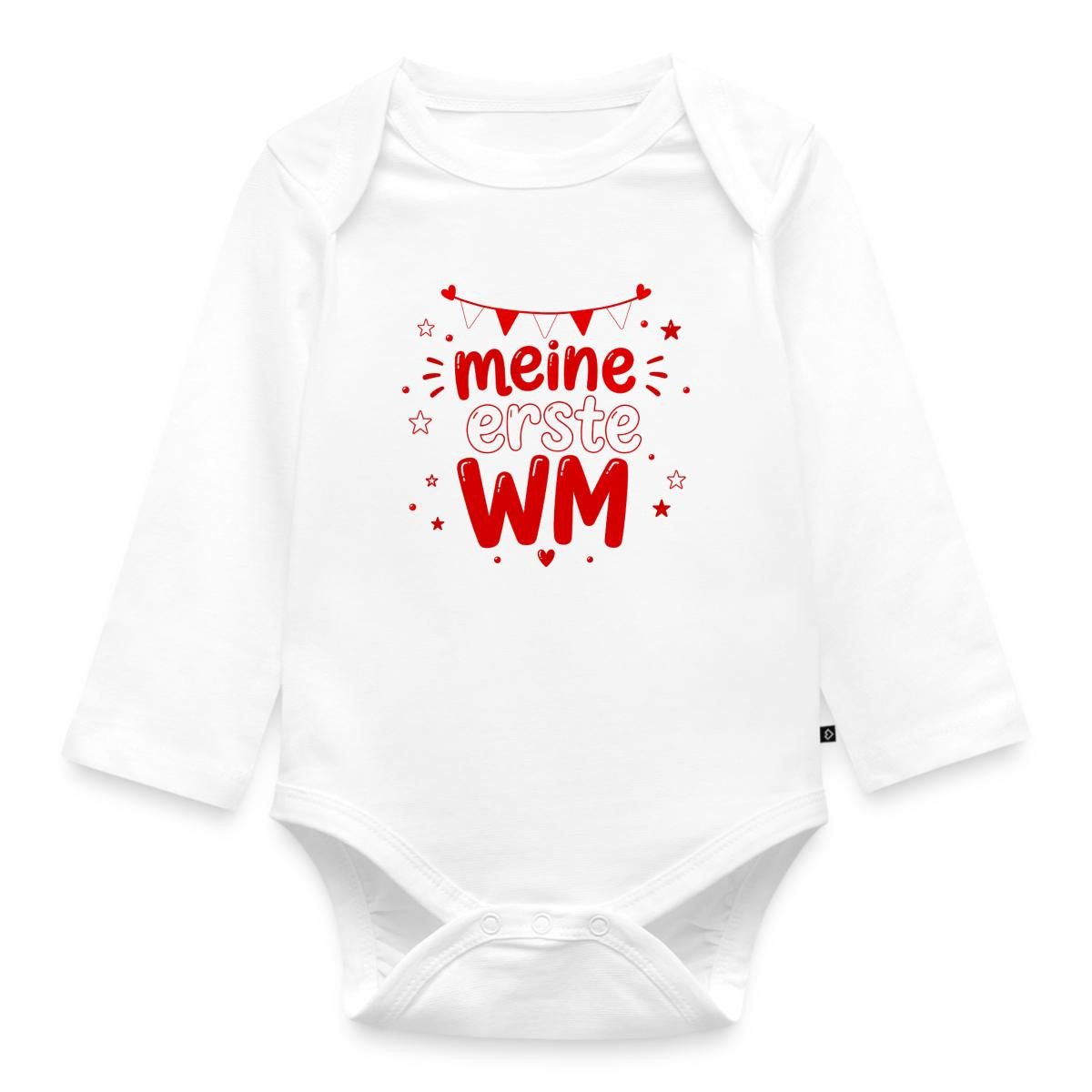 Spreadshirt Langarmbody Meine Erste WM Österreich Fan Tages Baby Body Langarm (1-tlg)