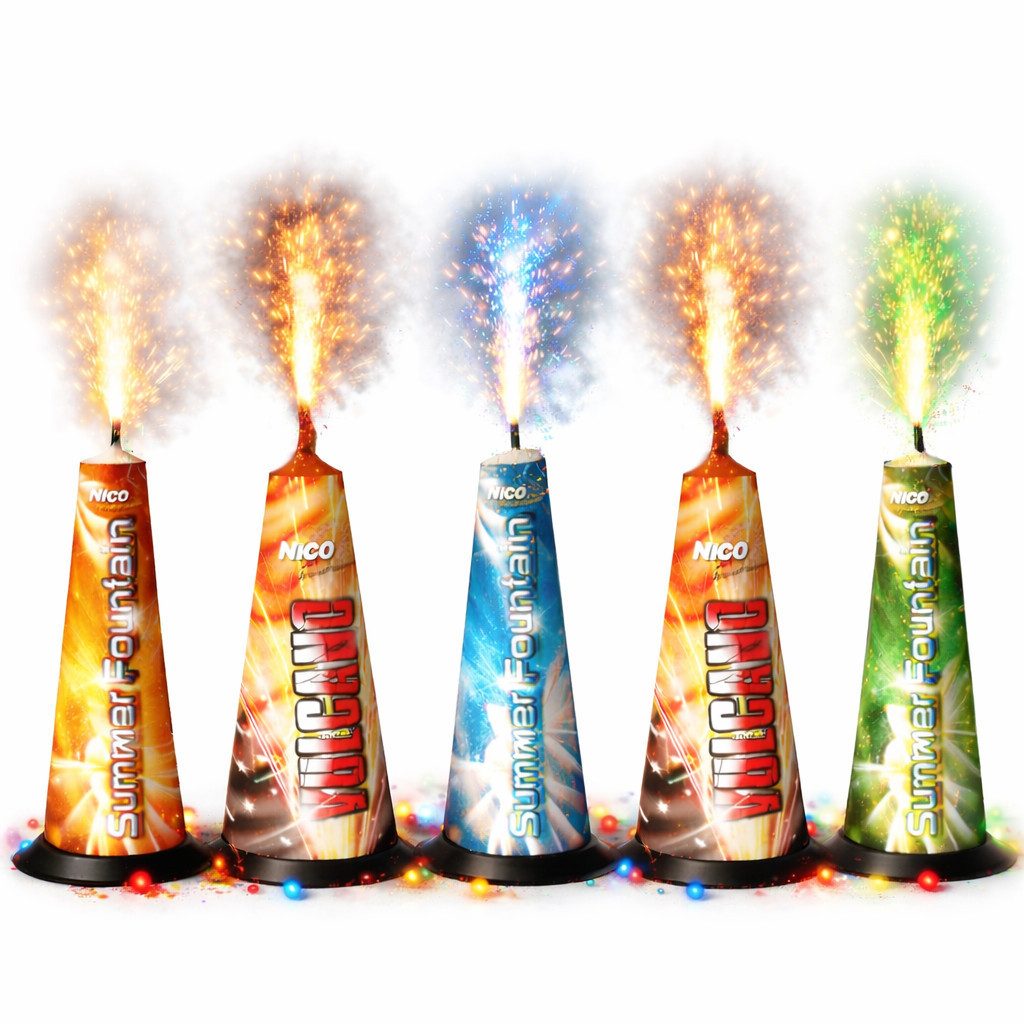 PYROHELD Geburtstagskerze Jugendfeuerwerk Set mit v. T. Silvesterartikeln - Silvester (Set, Set)