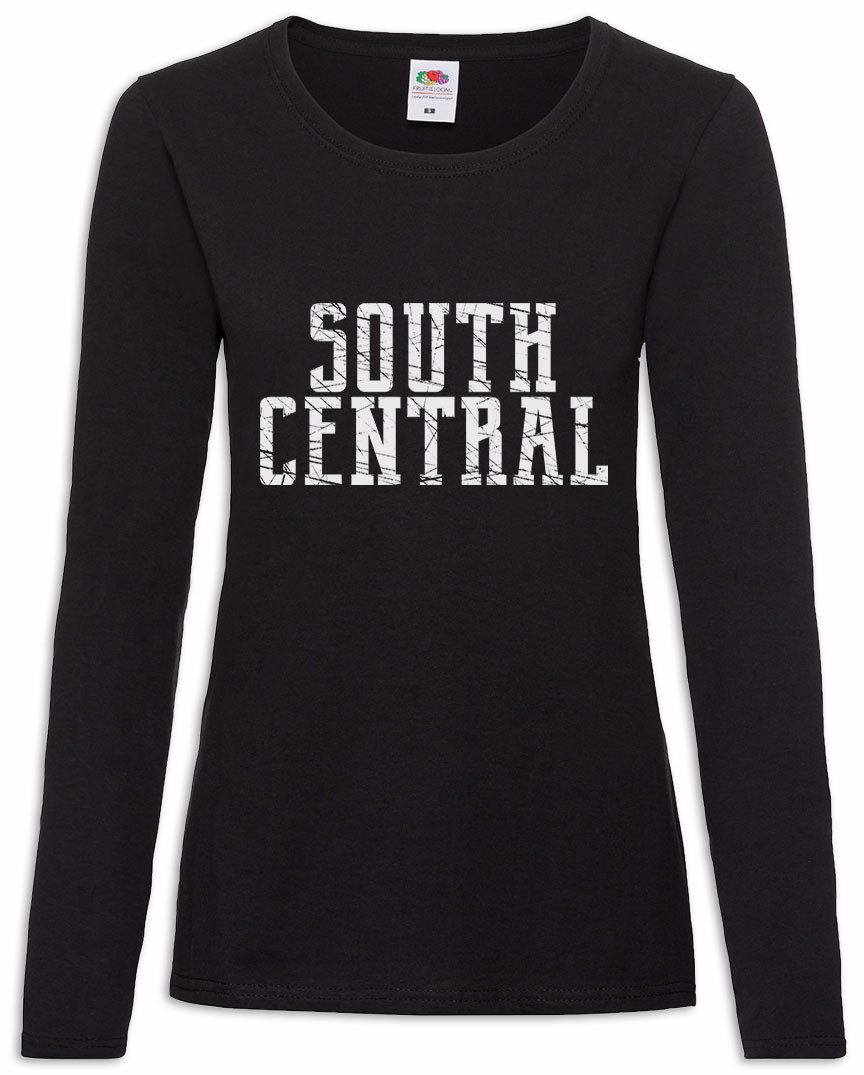 Langarmshirt South Central Varsity Damen Langarmshirt Ghetto Gang Los Angeles LA