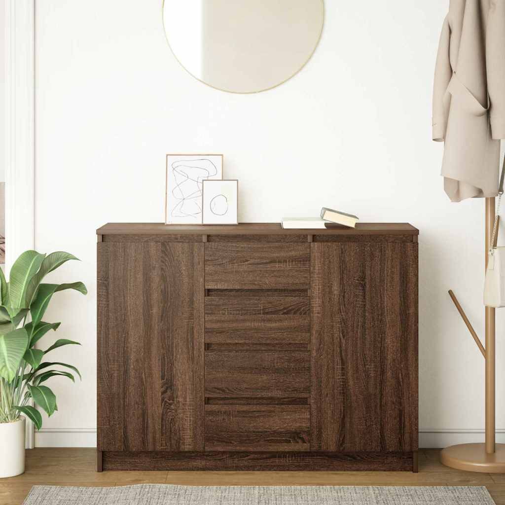 vidaXL Sideboard Sideboard mit Schubladen Braun günstig online kaufen