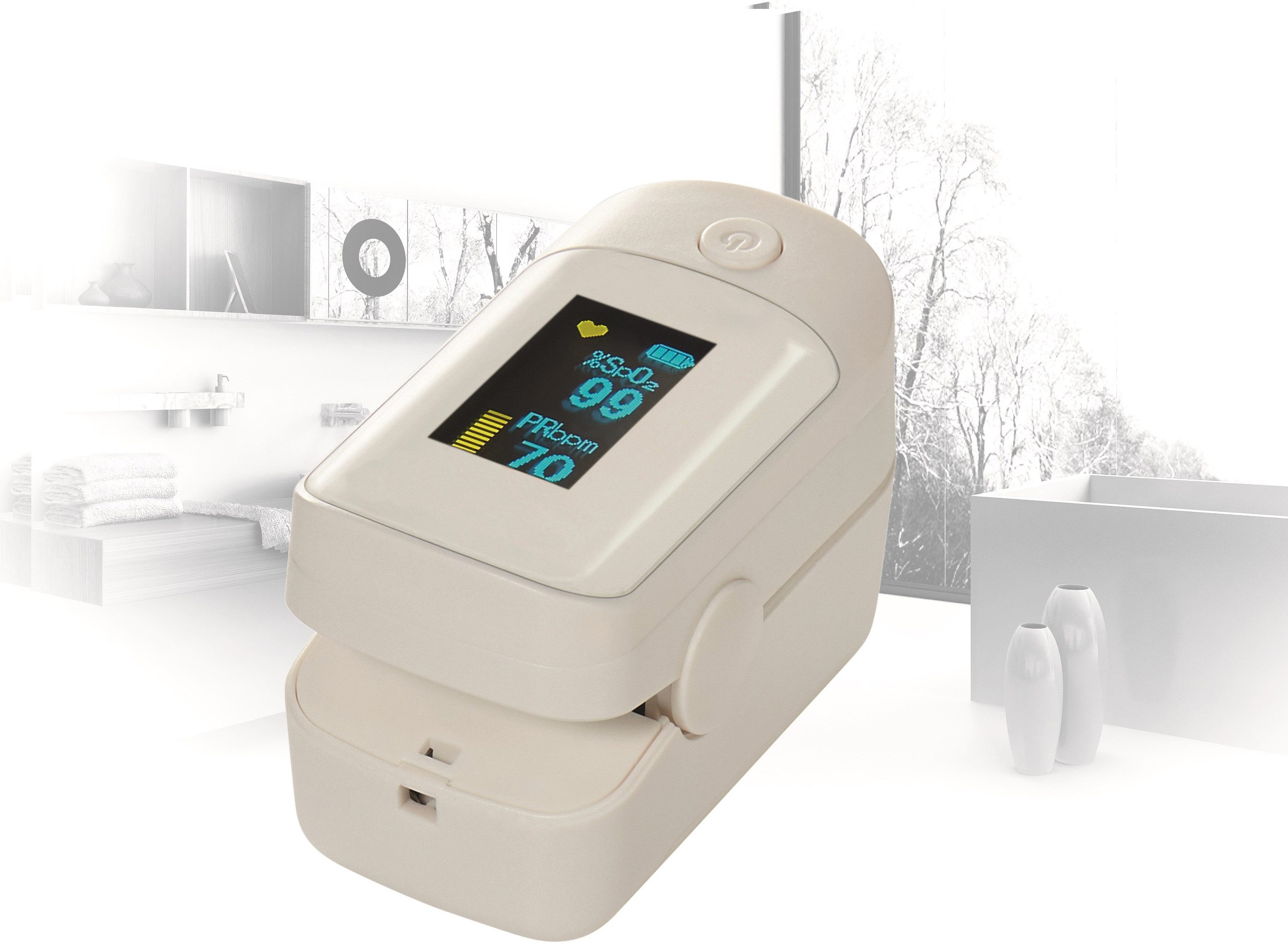 Northpoint Pulsoximeter Pulsoximeter für Sauerstoff und Puls medizinisch Sport