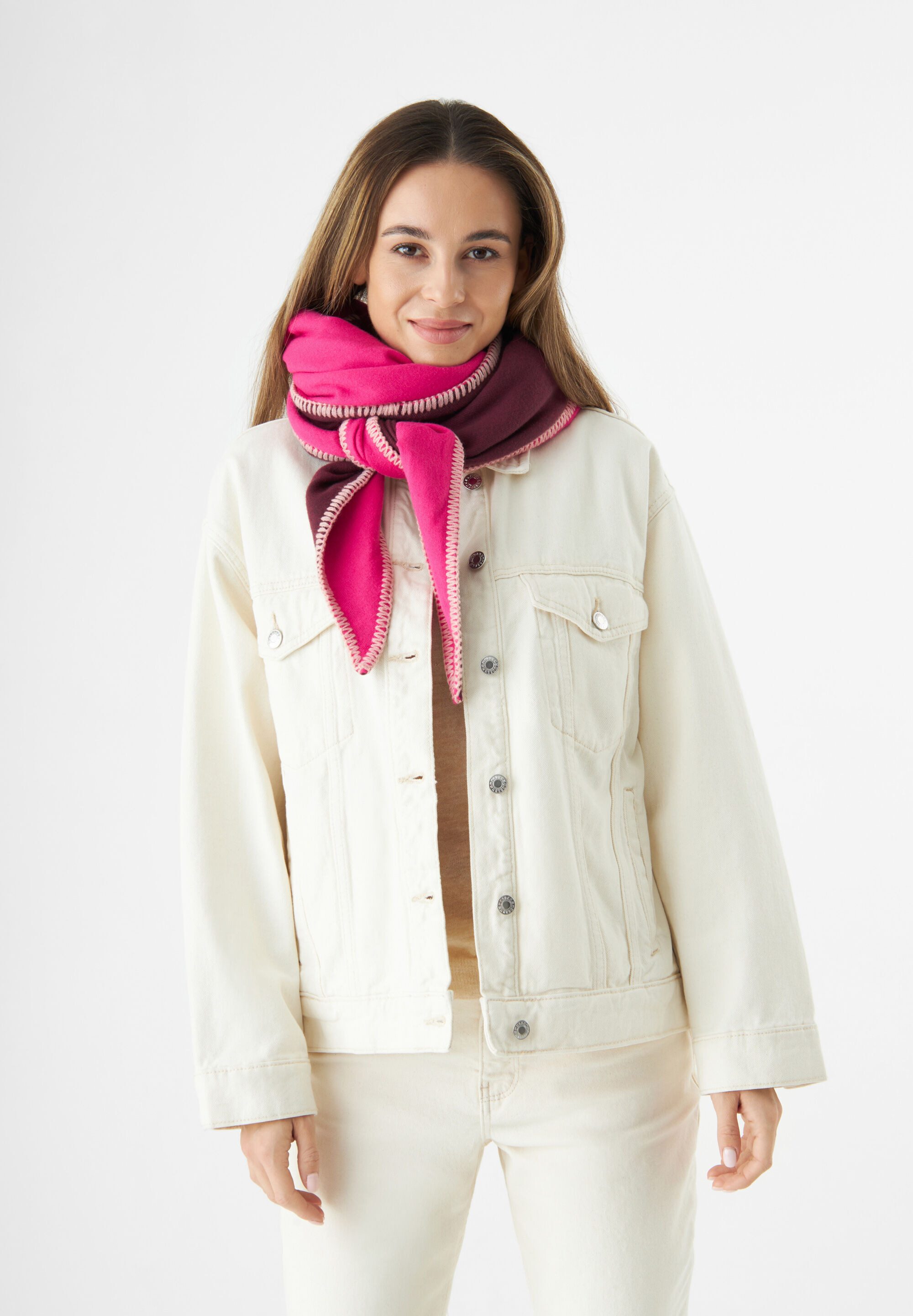 Codello Dreieckstuch, mit Overlock-Stitching günstig online kaufen