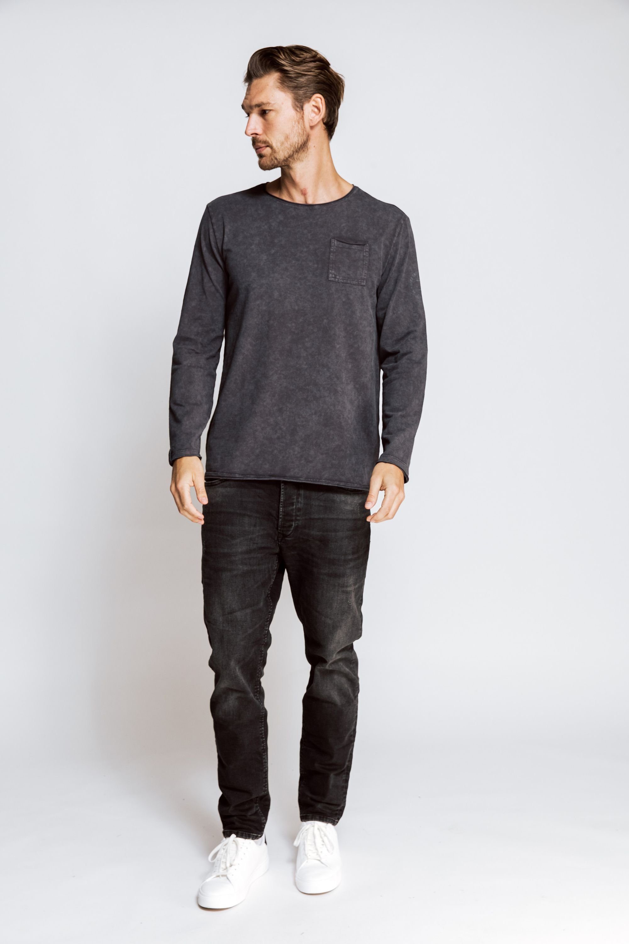 NICO Zhrill Sweatshirt (0-tlg) Grey Longsweatshirt