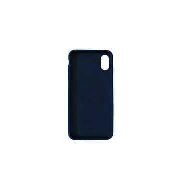 KMP Creative Lifesytle Product Handyhülle Silikon Schutzhülle für iPhone XS Max Sargasso Blue 6,5 Zoll