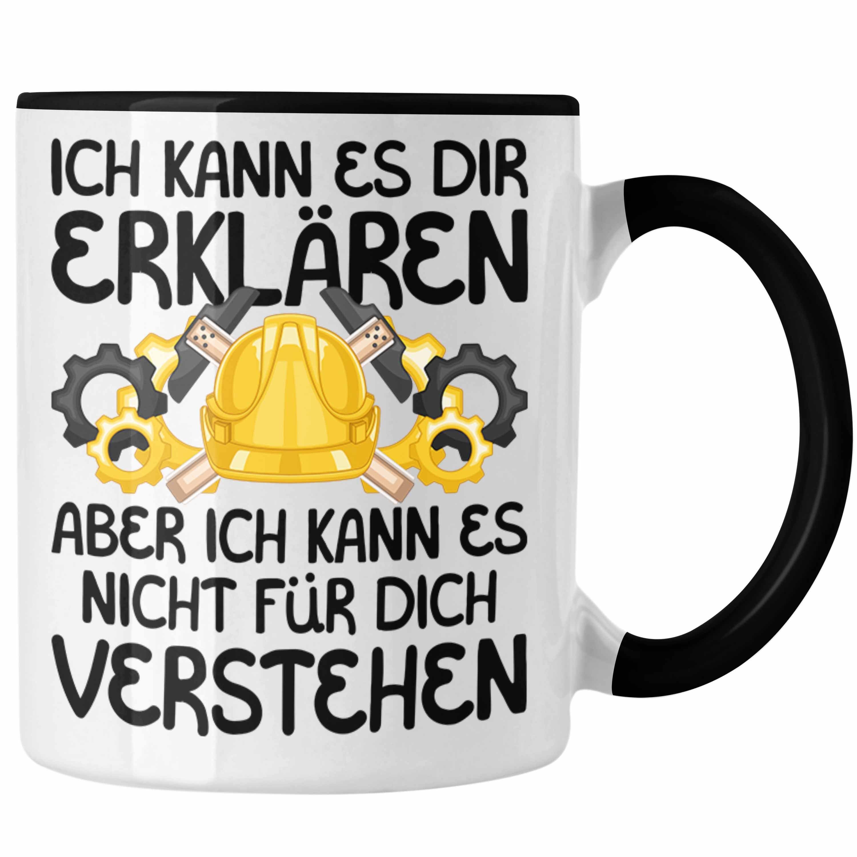 Ingenieur Geschenkidee Lustiger Trendation für Tasse Schwarz Geschenk Tasse Ingenieuren Spruch
