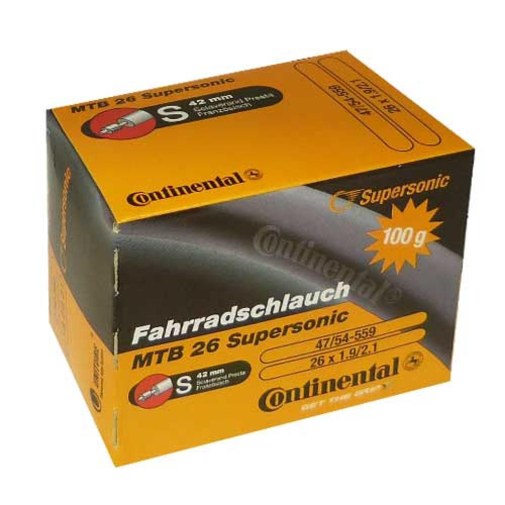 Fahrradschlauch Continental Schlauch Conti MTB 26 Supersonic 26x1.75-2.00\" 47-559/55-